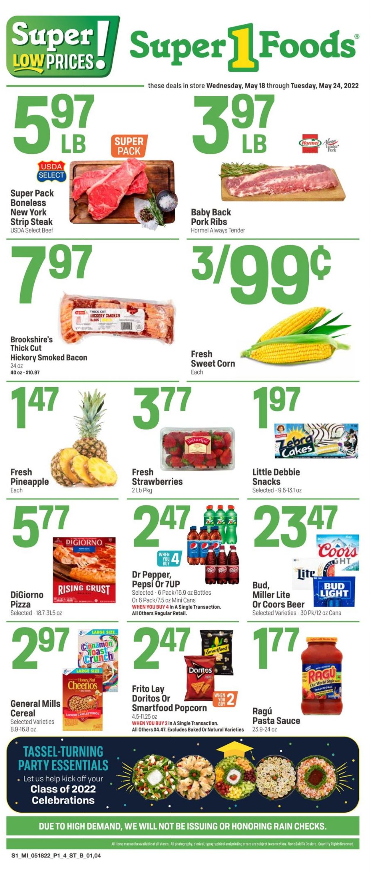 Catalogue Super 1 Foods from 05/18/2022