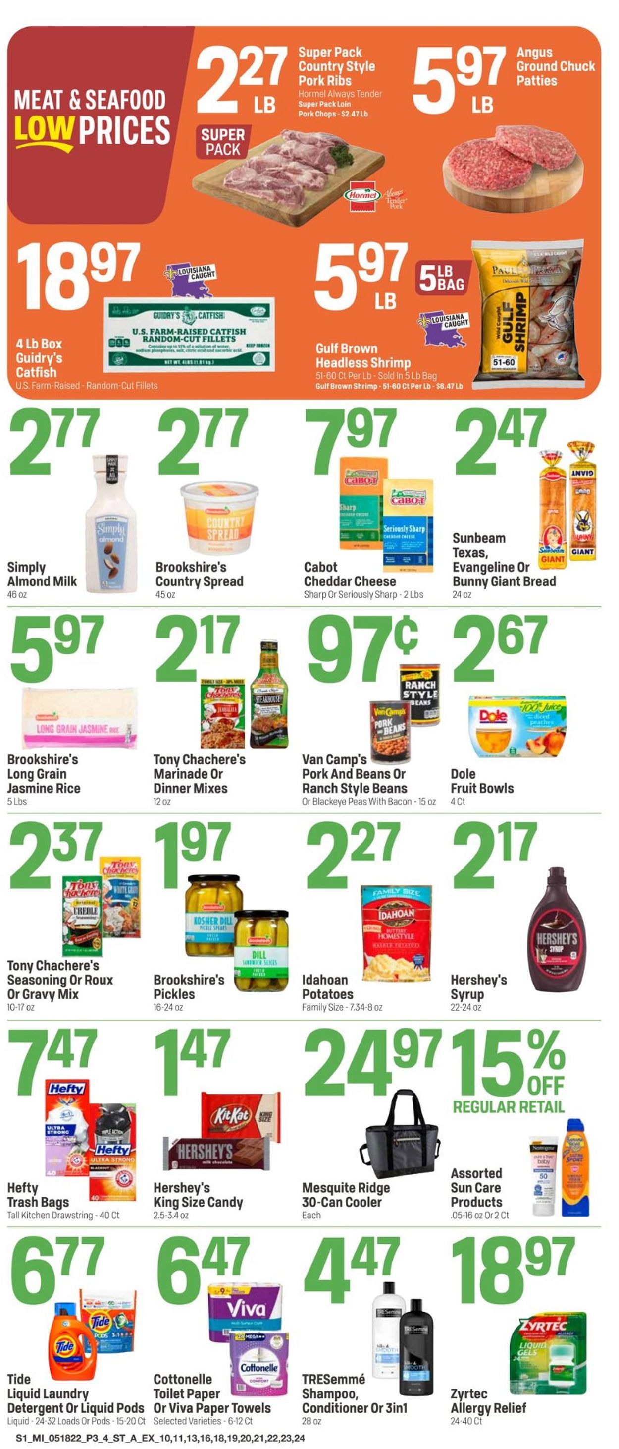 Catalogue Super 1 Foods from 05/18/2022