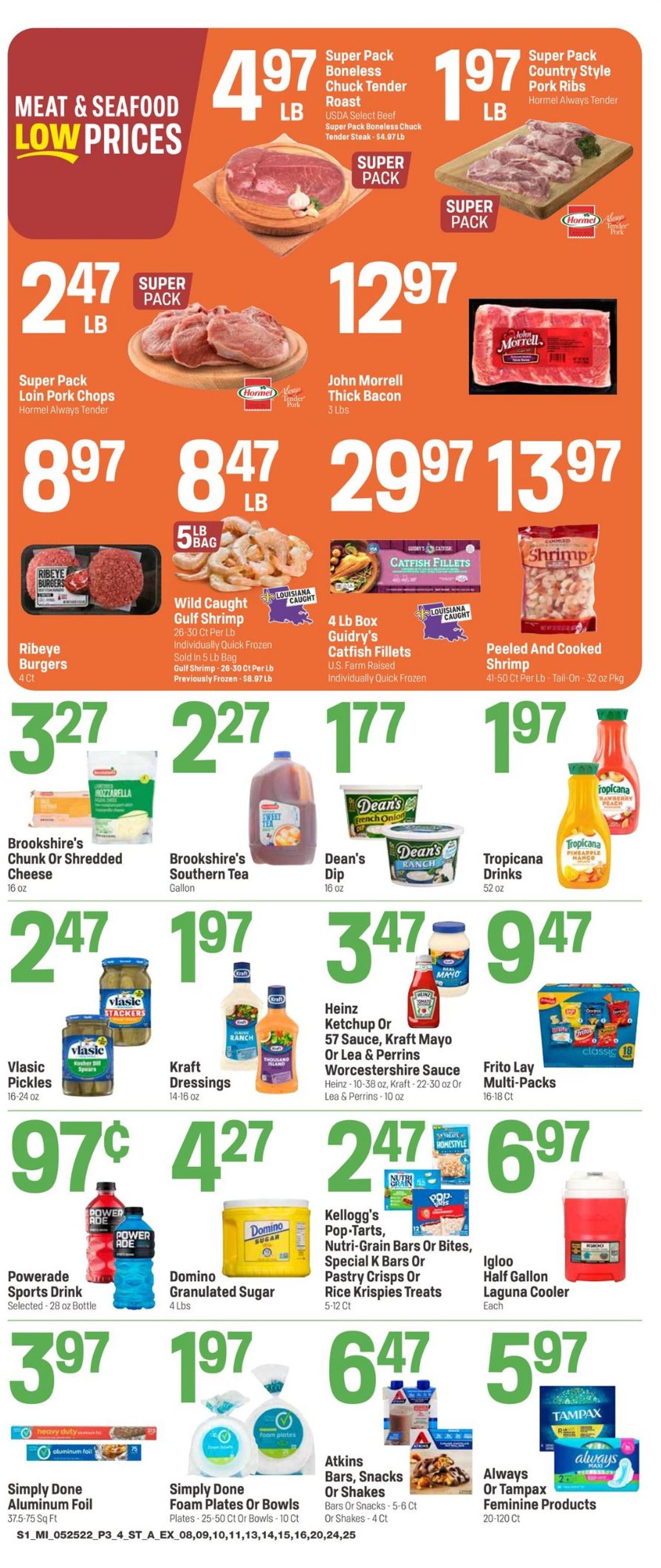 Catalogue Super 1 Foods from 05/25/2022