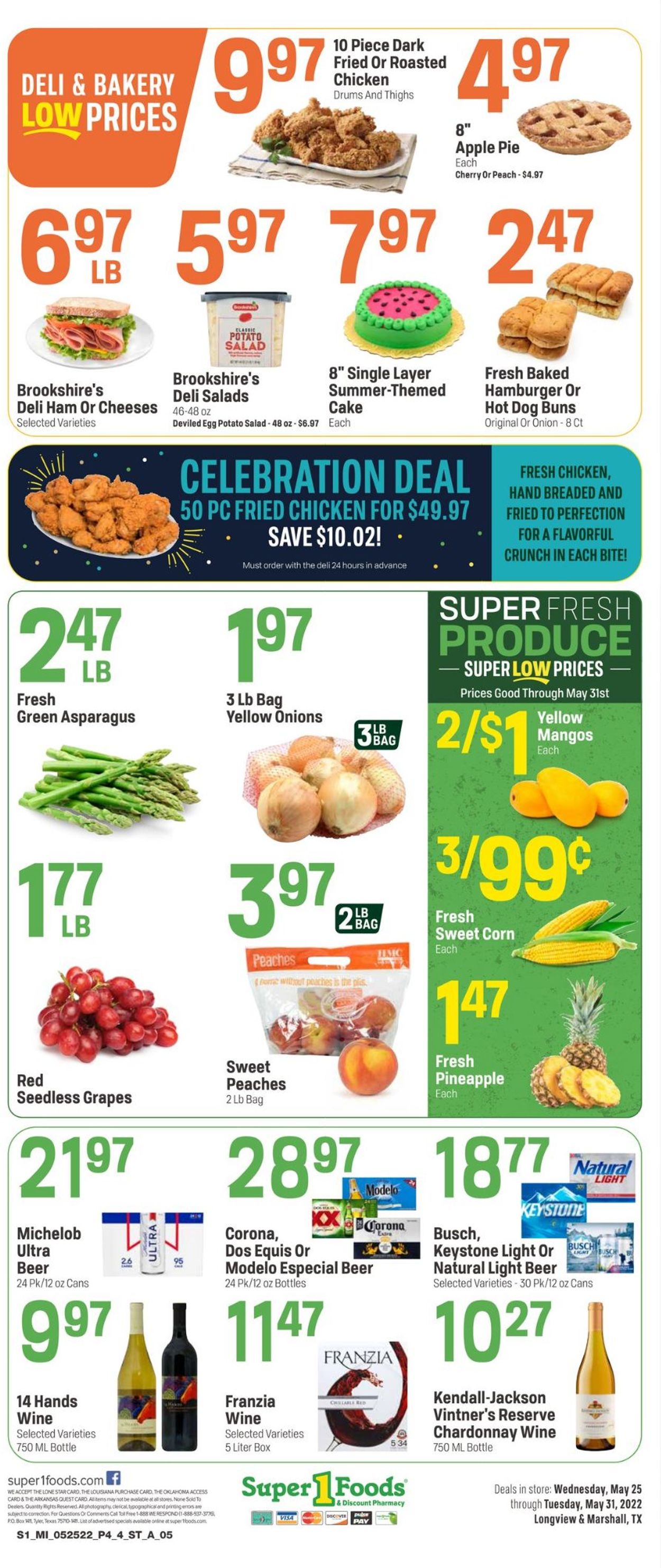 Catalogue Super 1 Foods from 05/25/2022