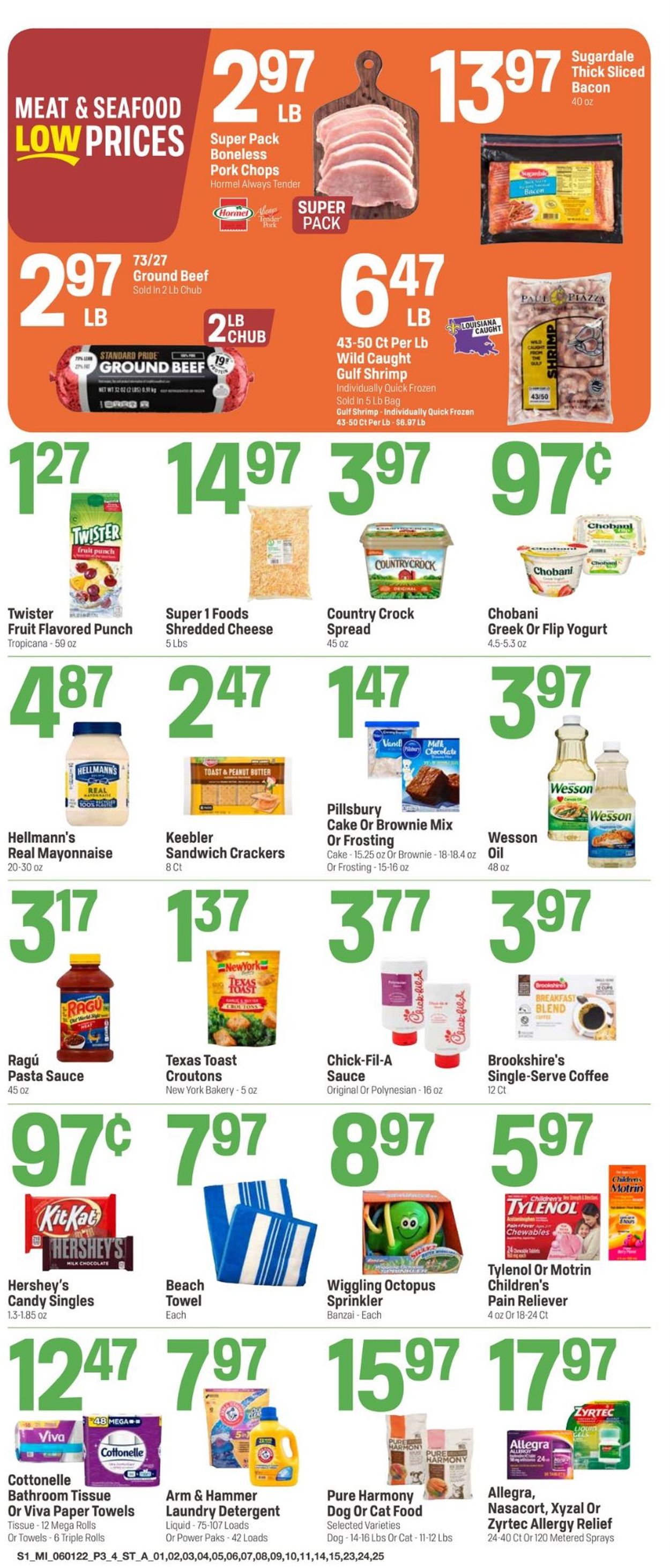 Catalogue Super 1 Foods from 06/01/2022