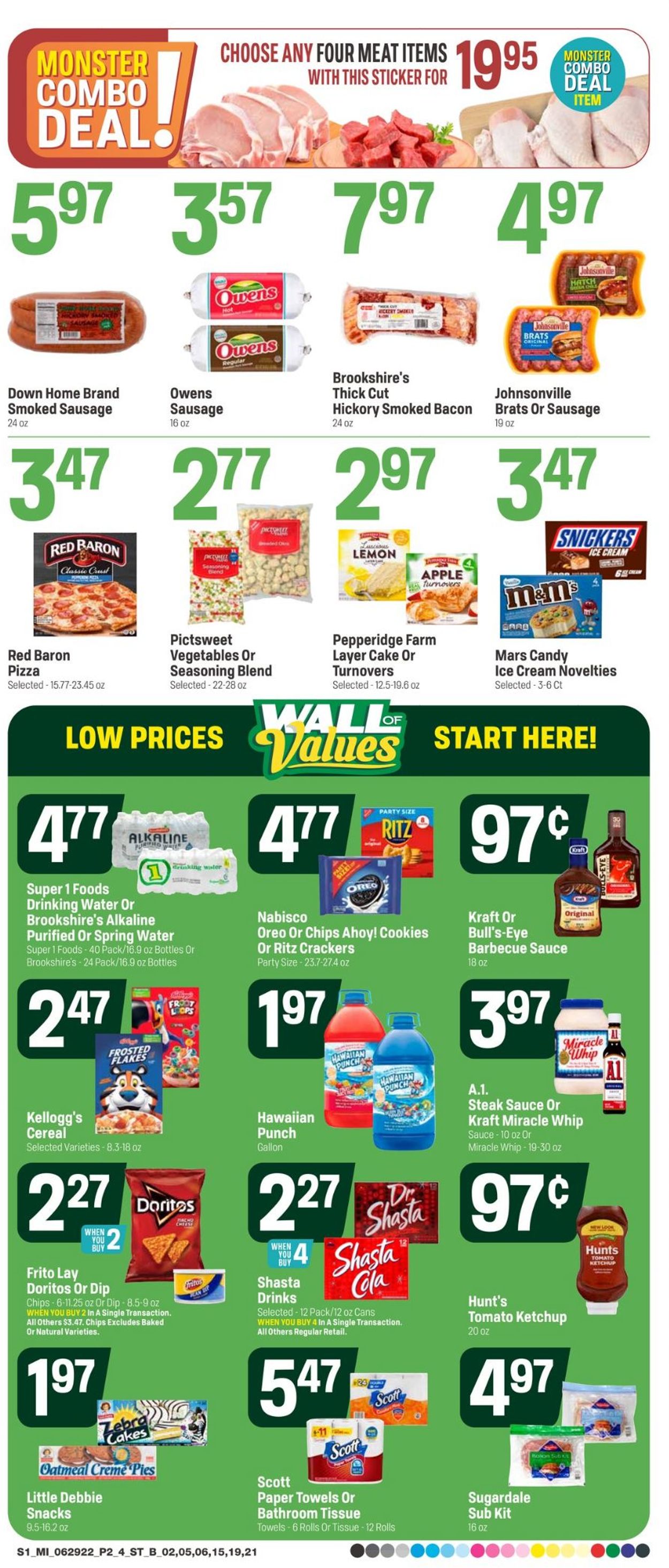 Catalogue Super 1 Foods from 06/29/2022