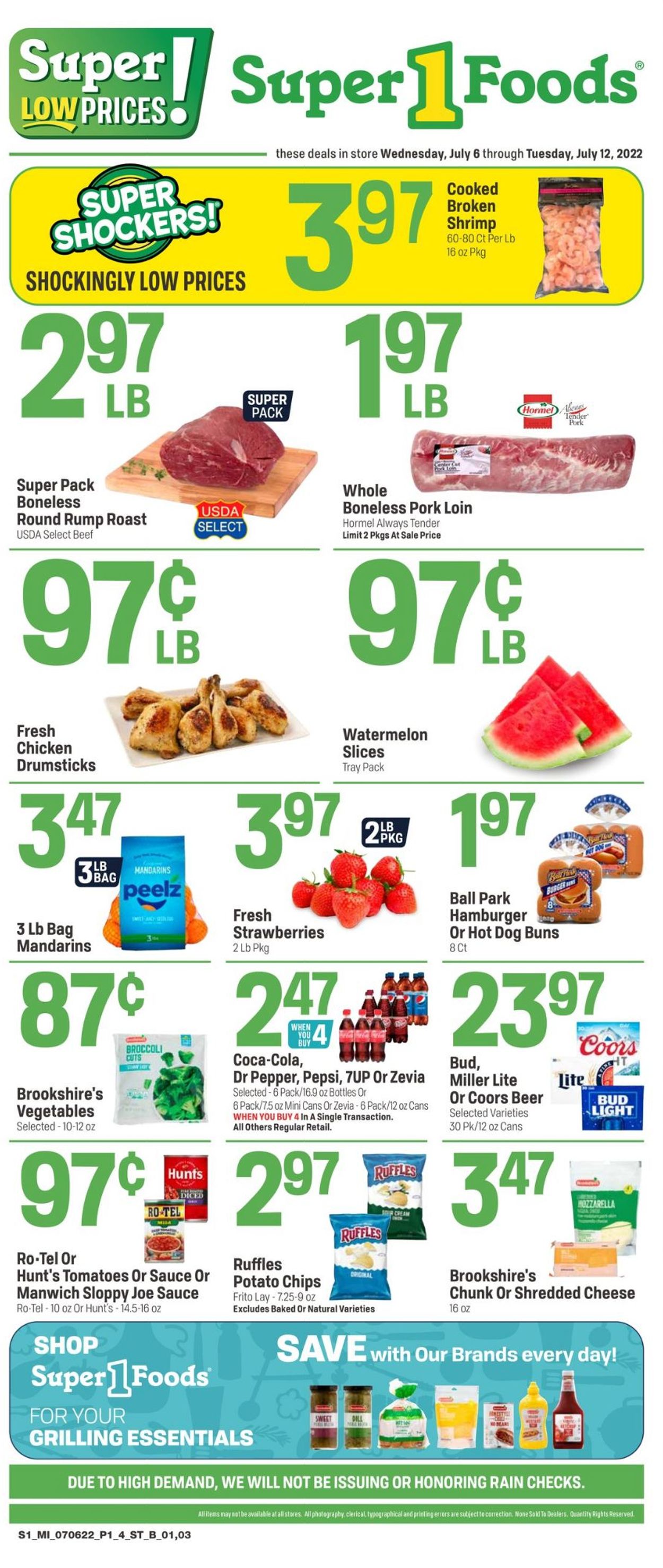 Catalogue Super 1 Foods from 07/06/2022