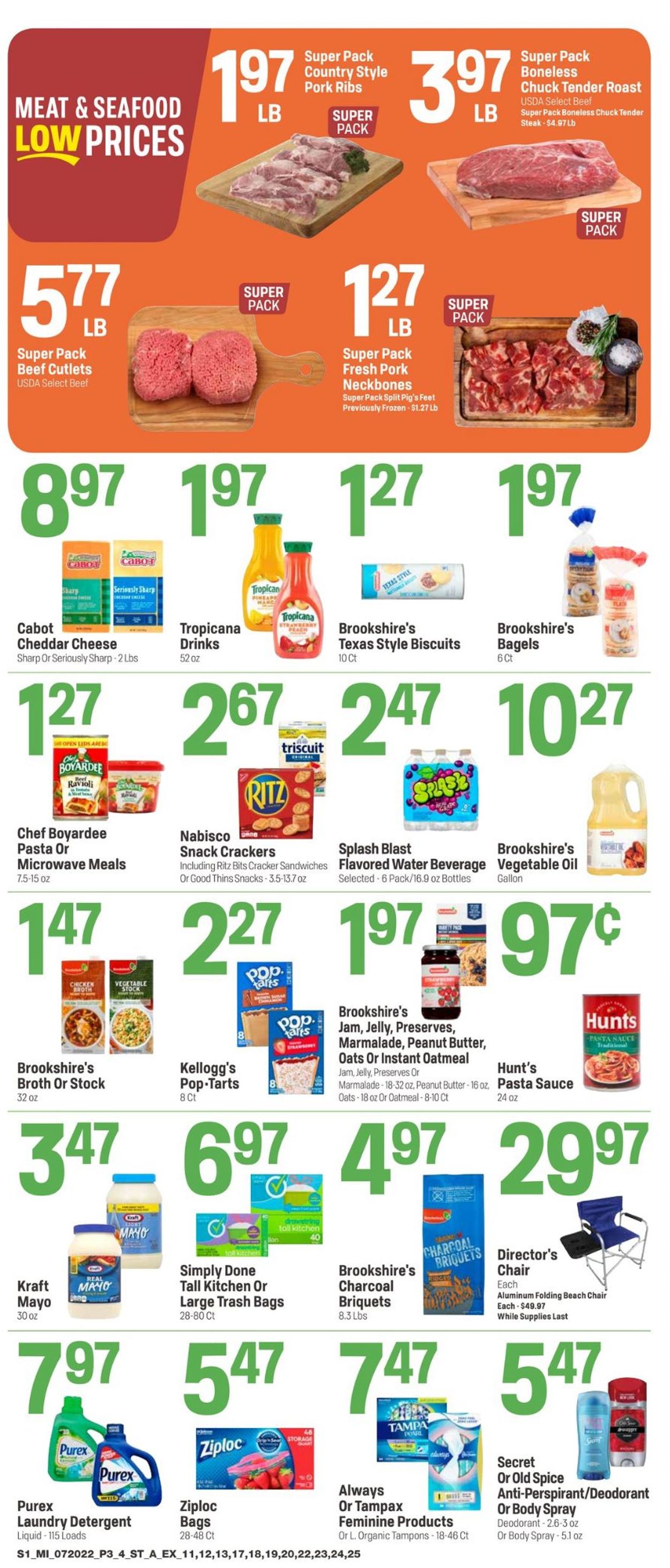 Catalogue Super 1 Foods from 07/20/2022