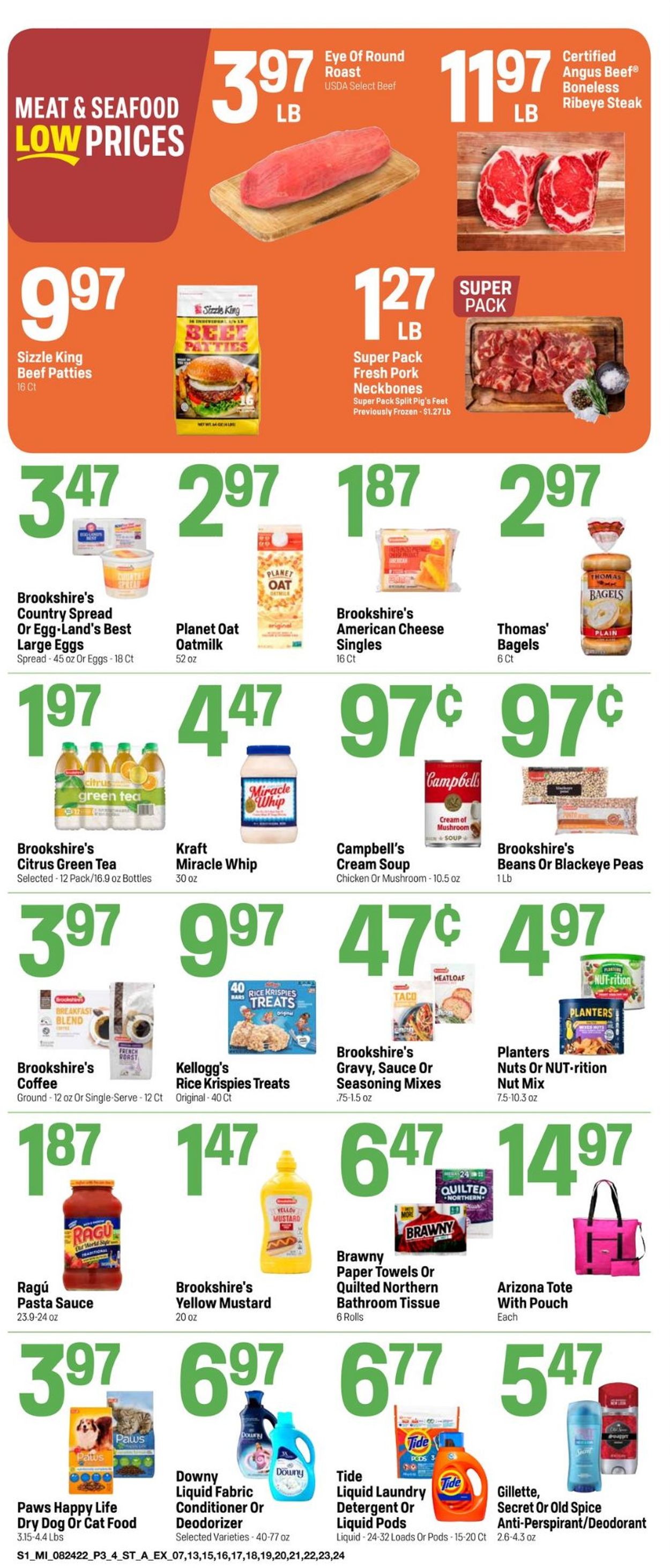 Catalogue Super 1 Foods from 08/24/2022