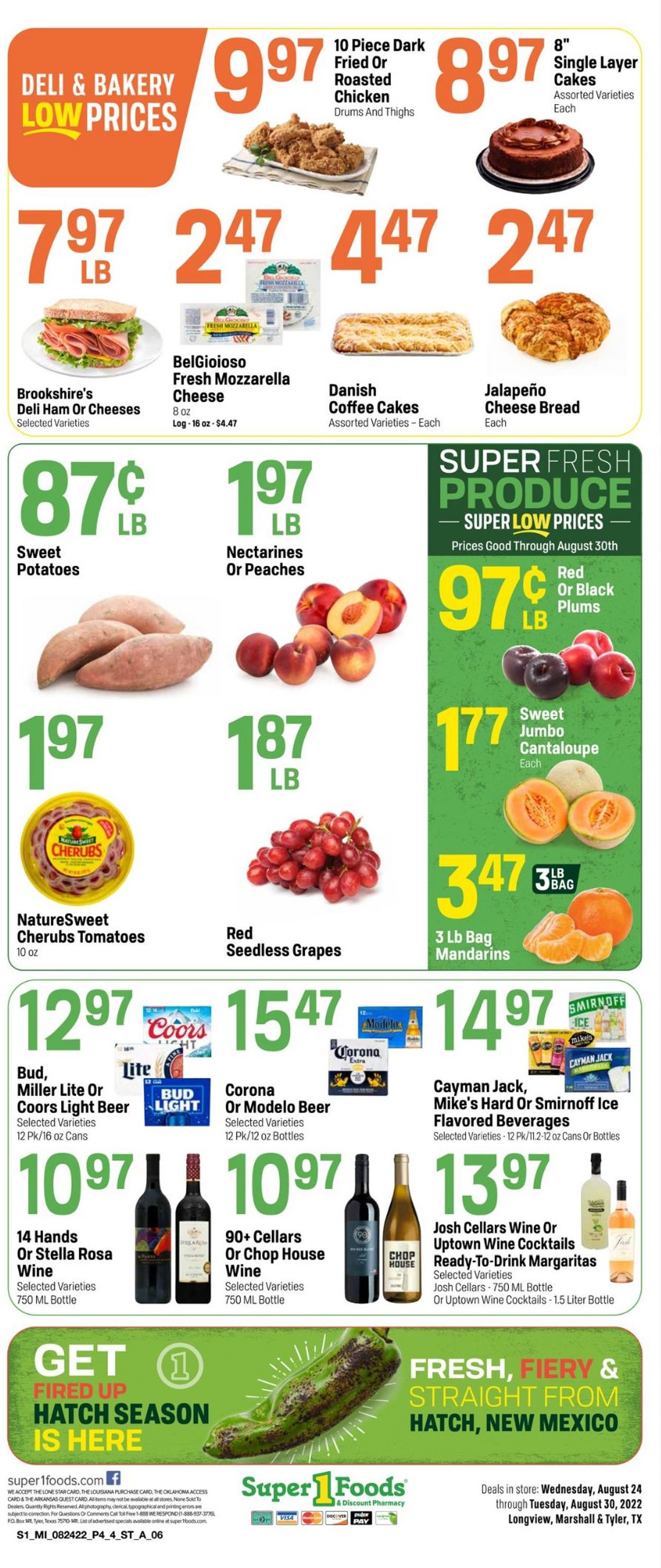 Catalogue Super 1 Foods from 08/24/2022