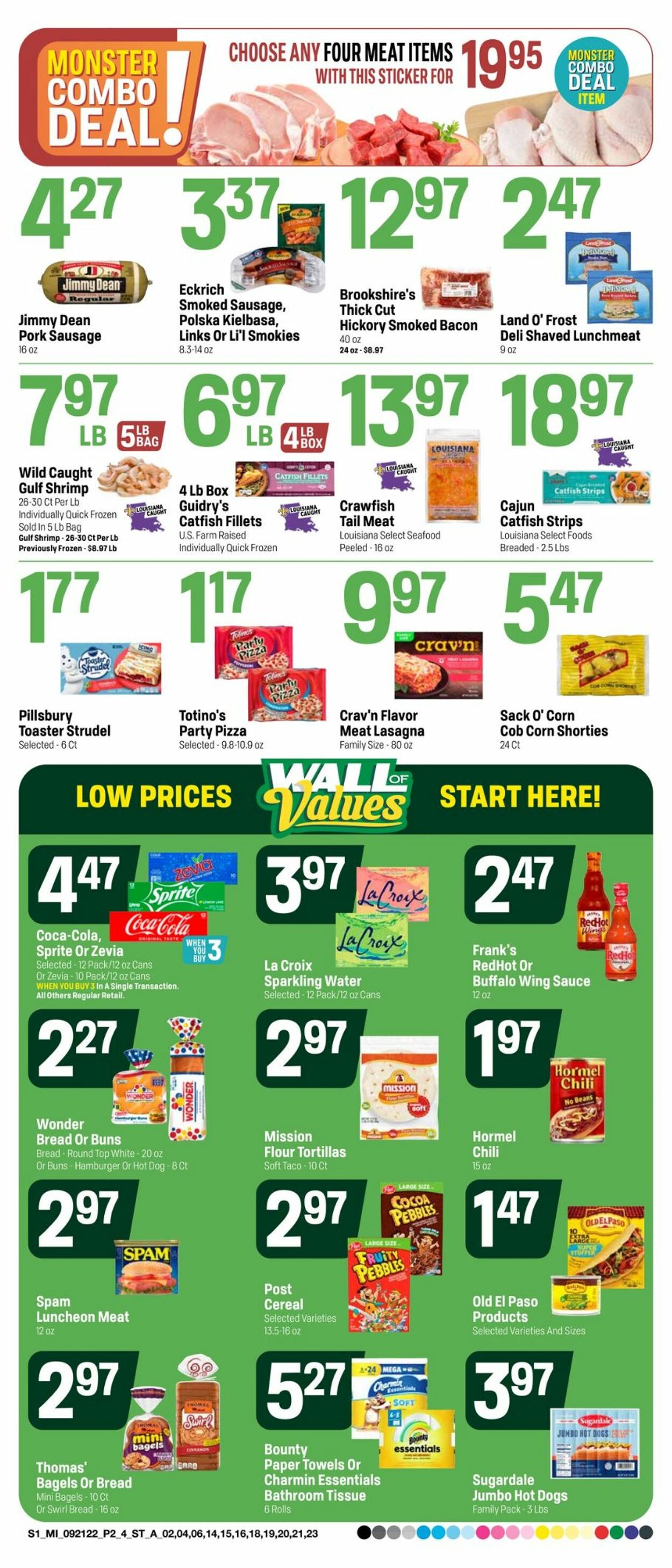 Catalogue Super 1 Foods from 09/21/2022