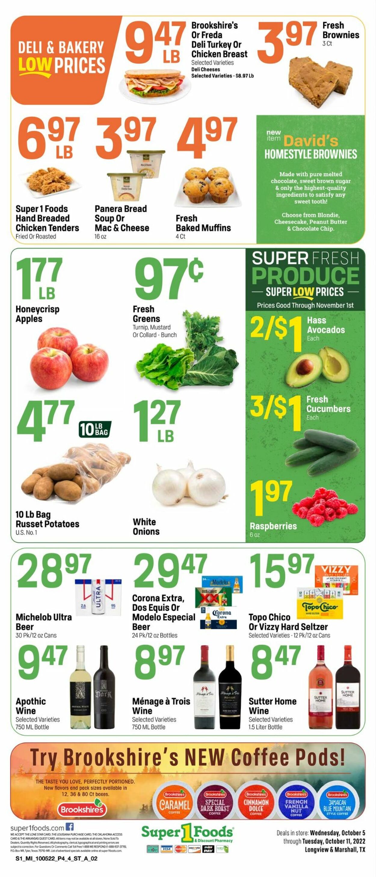 Catalogue Super 1 Foods from 10/05/2022