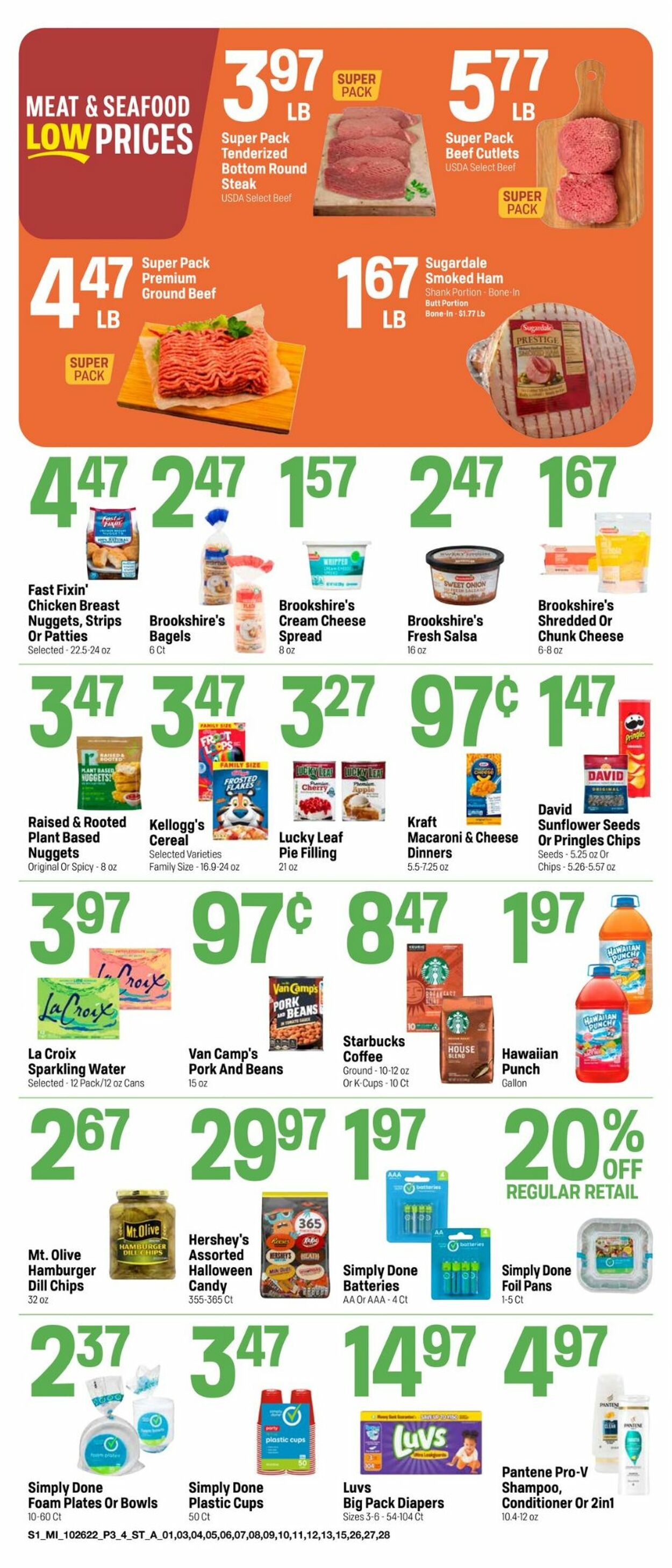 Catalogue Super 1 Foods from 10/26/2022