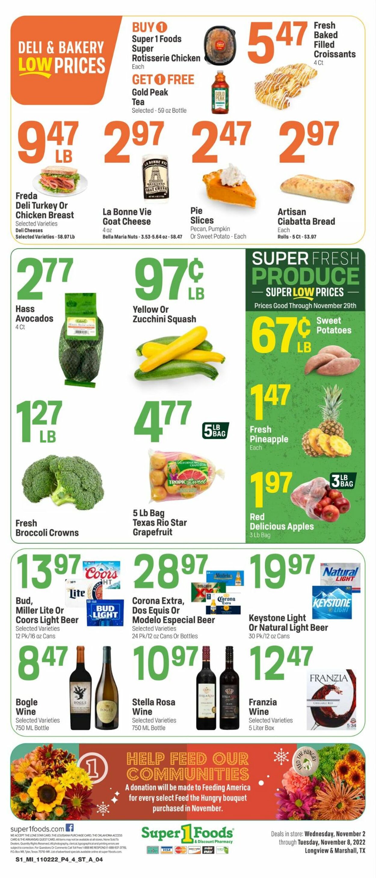 Catalogue Super 1 Foods from 11/02/2022