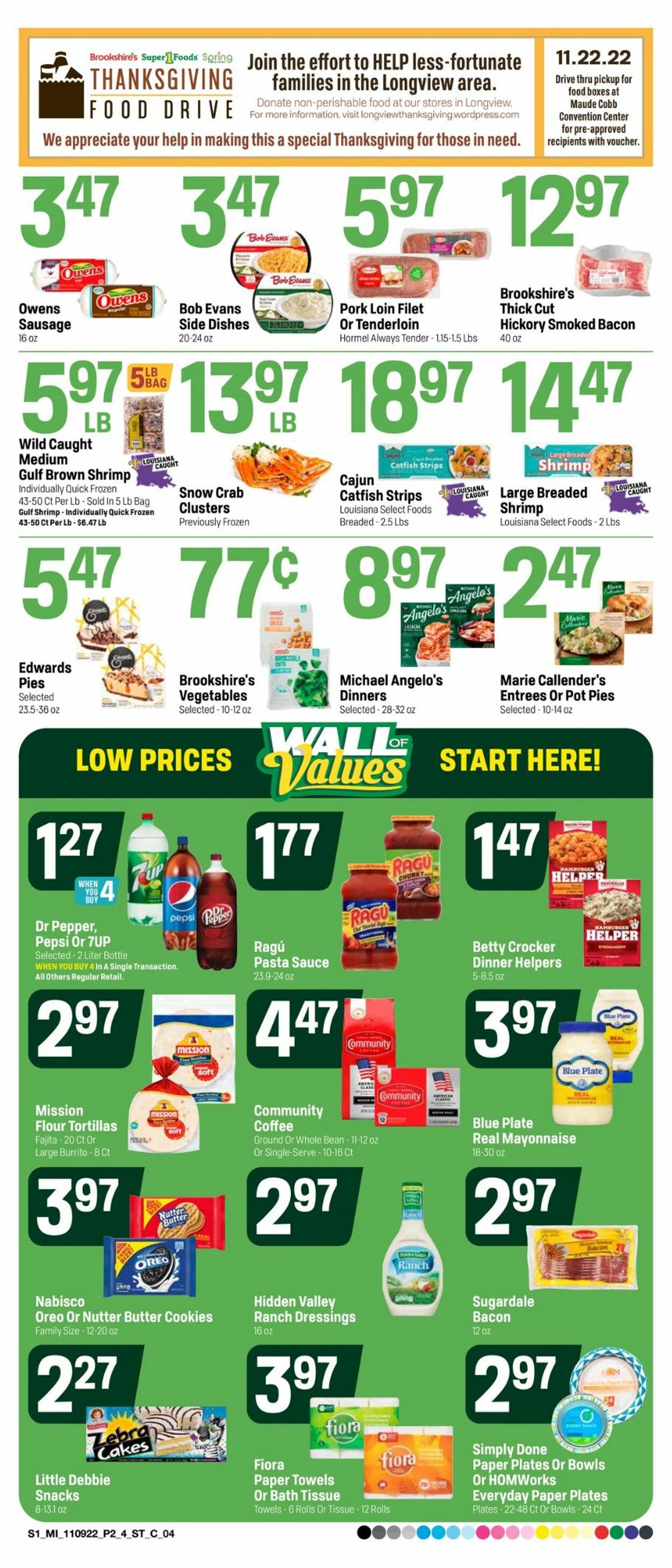 Catalogue Super 1 Foods from 11/09/2022
