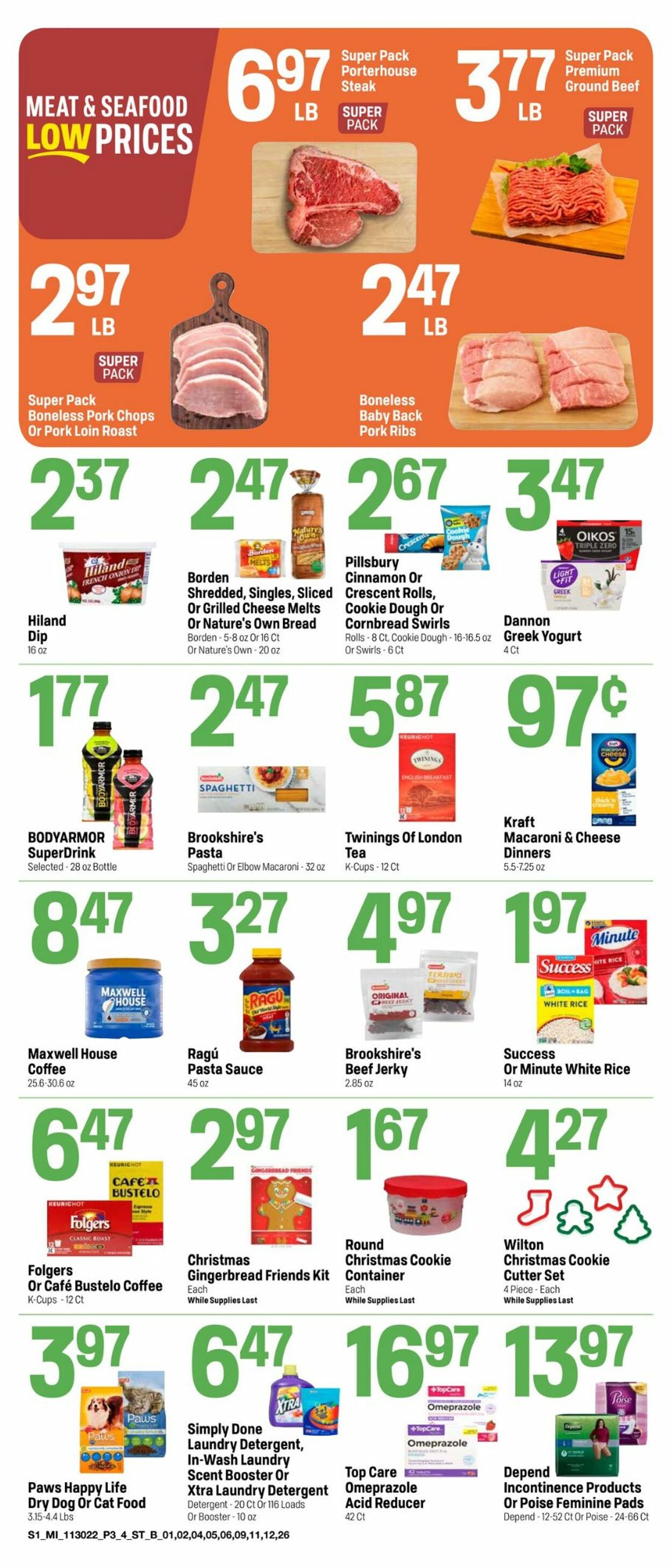 Catalogue Super 1 Foods from 11/30/2022