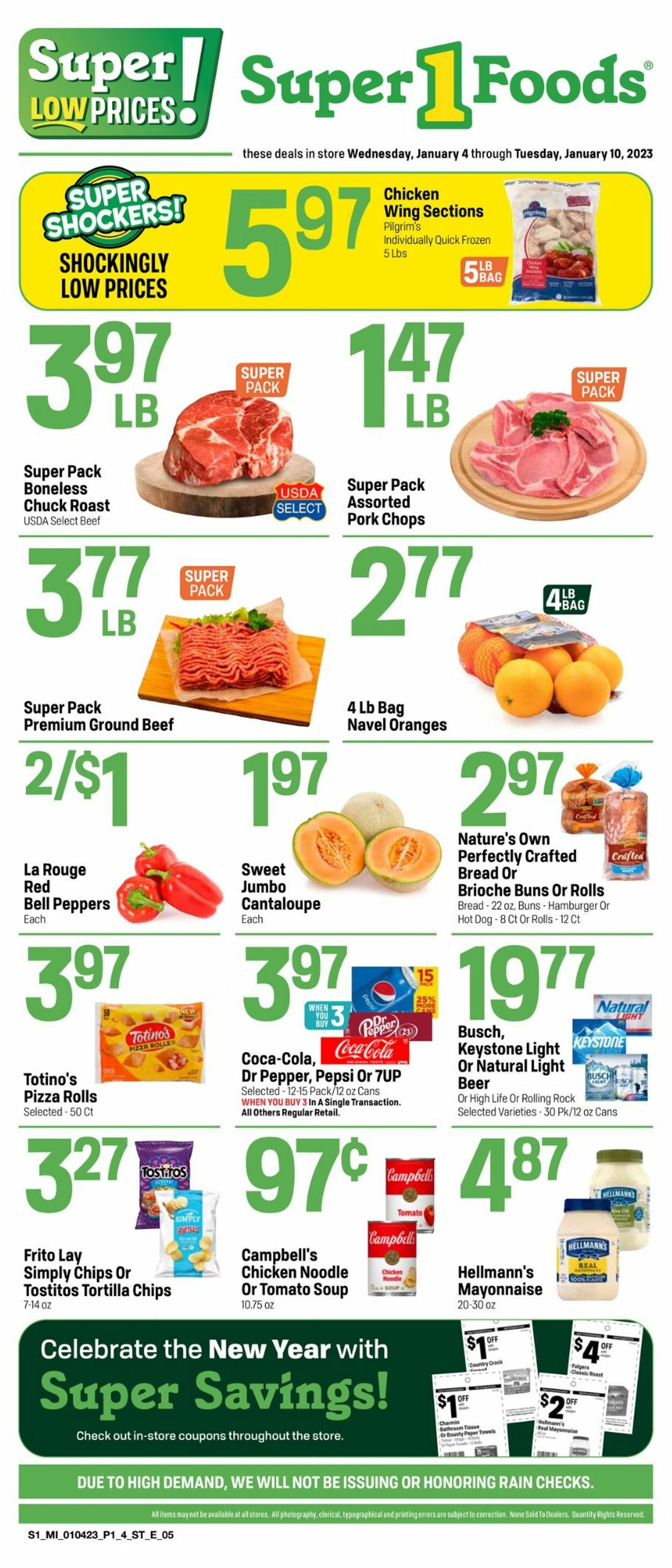 Catalogue Super 1 Foods from 01/04/2023