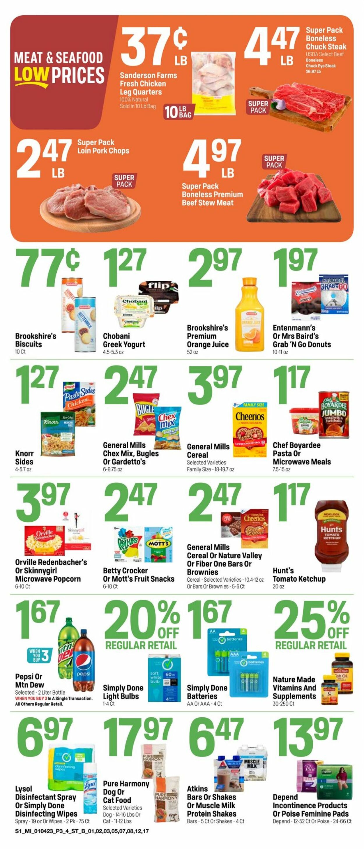 Catalogue Super 1 Foods from 01/04/2023