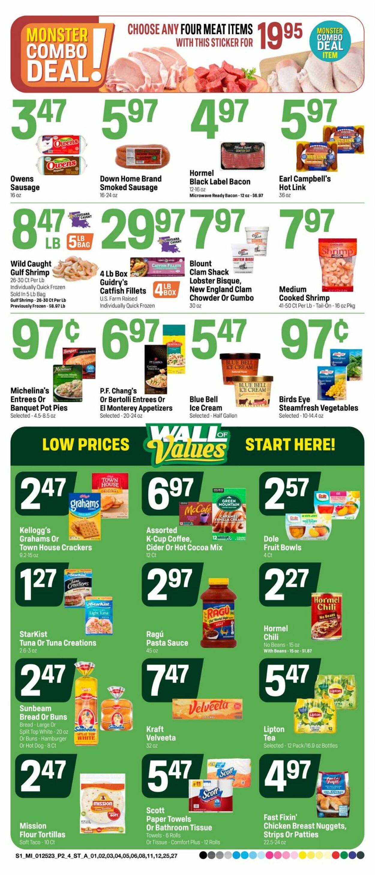 Catalogue Super 1 Foods from 01/25/2023