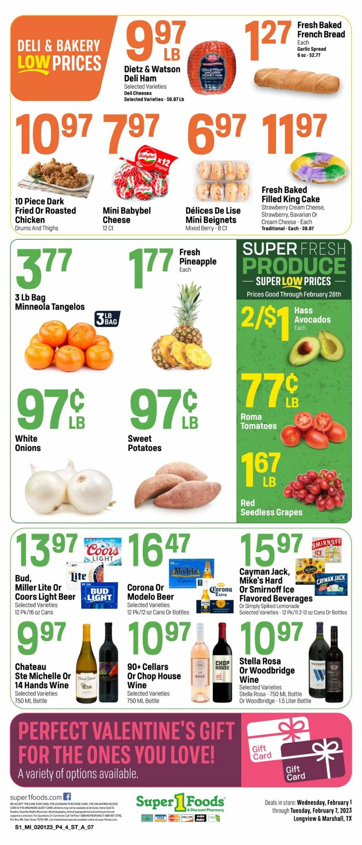 Catalogue Super 1 Foods from 02/01/2023