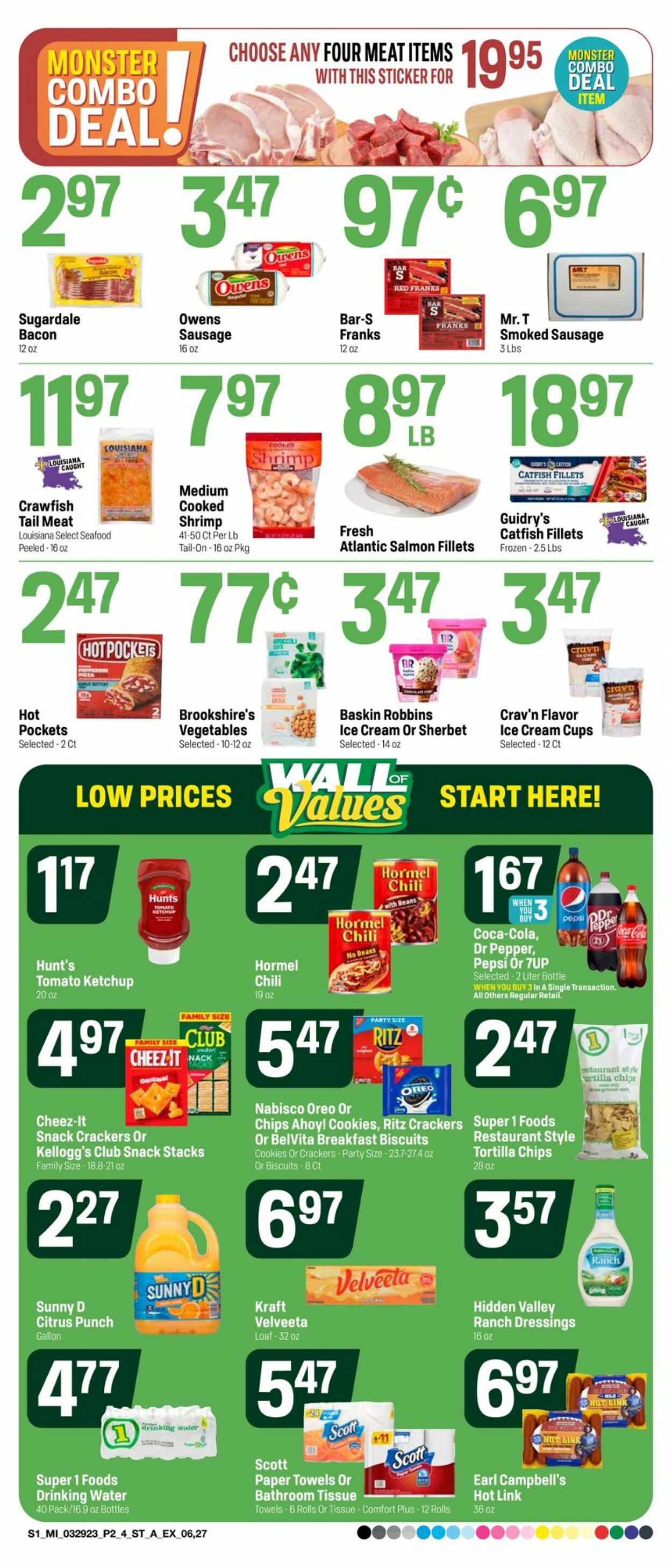 Catalogue Super 1 Foods from 03/29/2023