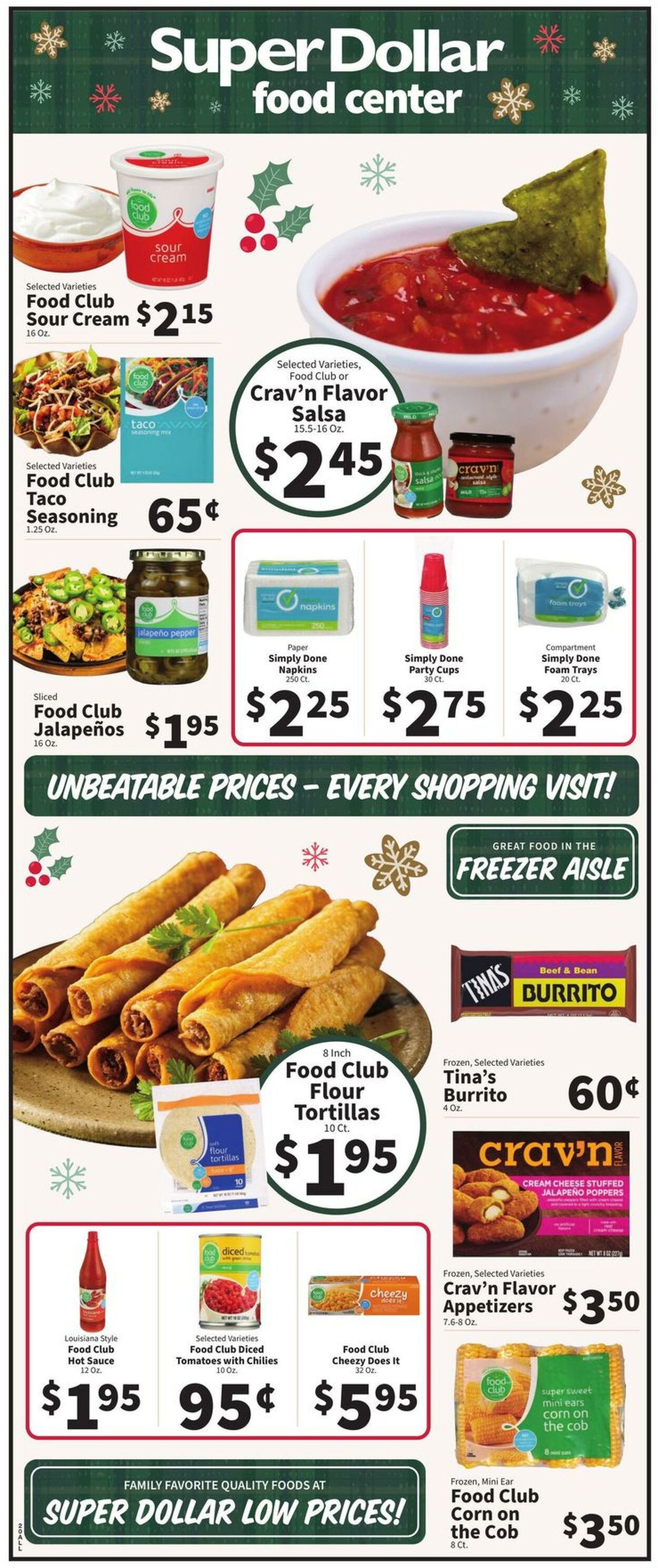 Catalogue Super Dollar Food Center from 12/04/2024