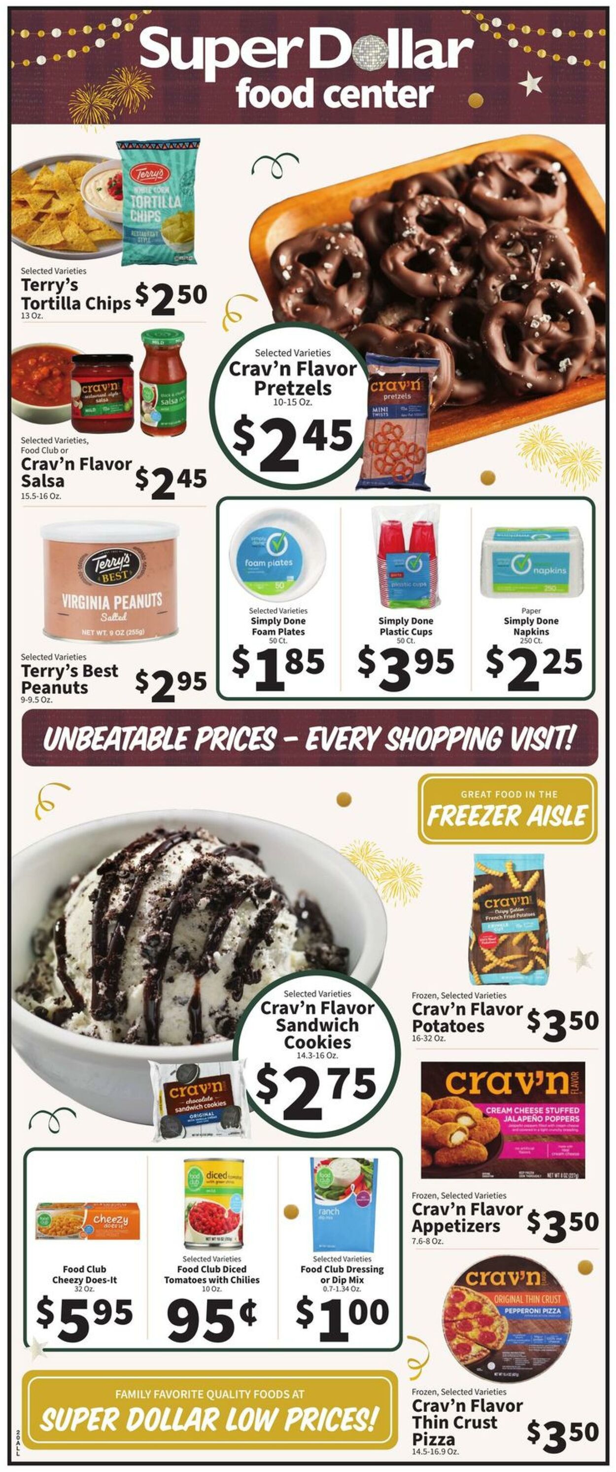 Catalogue Super Dollar Food Center from 12/26/2024