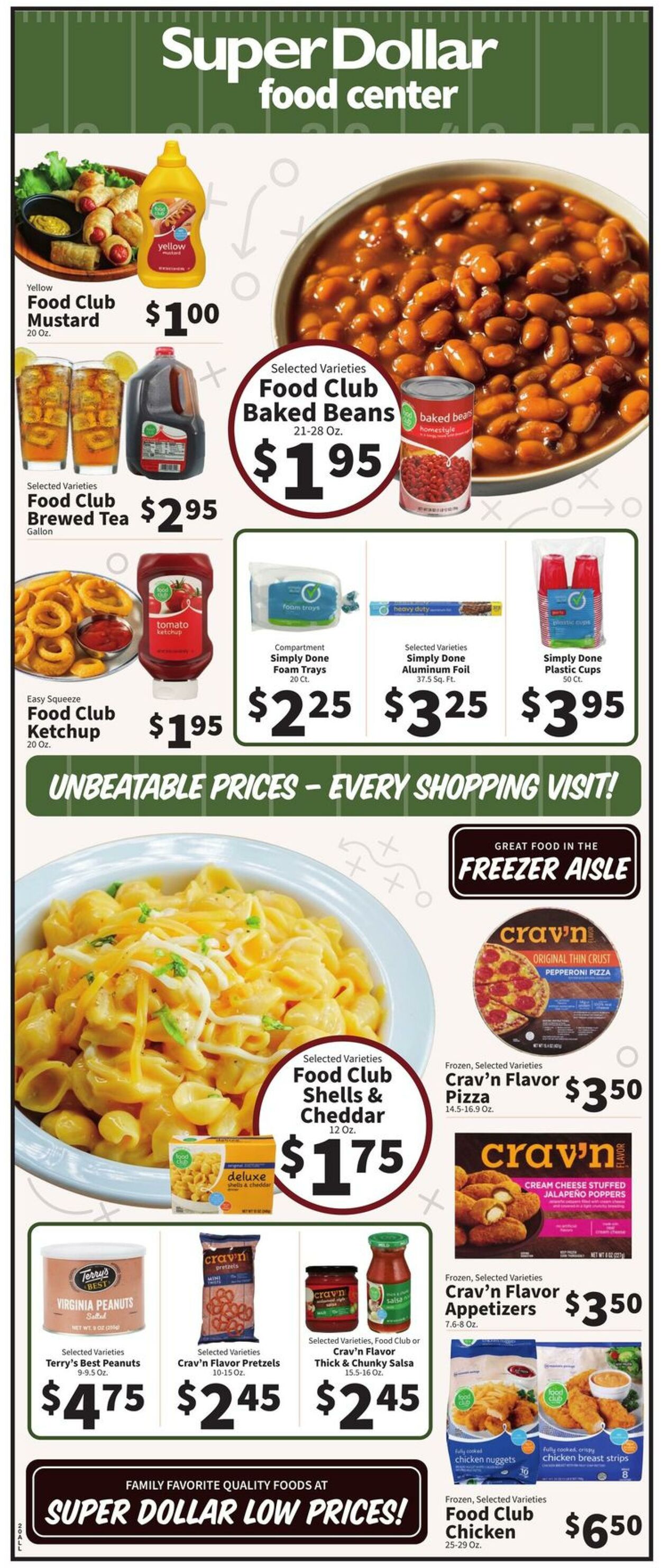 Catalogue Super Dollar Food Center from 02/05/2025