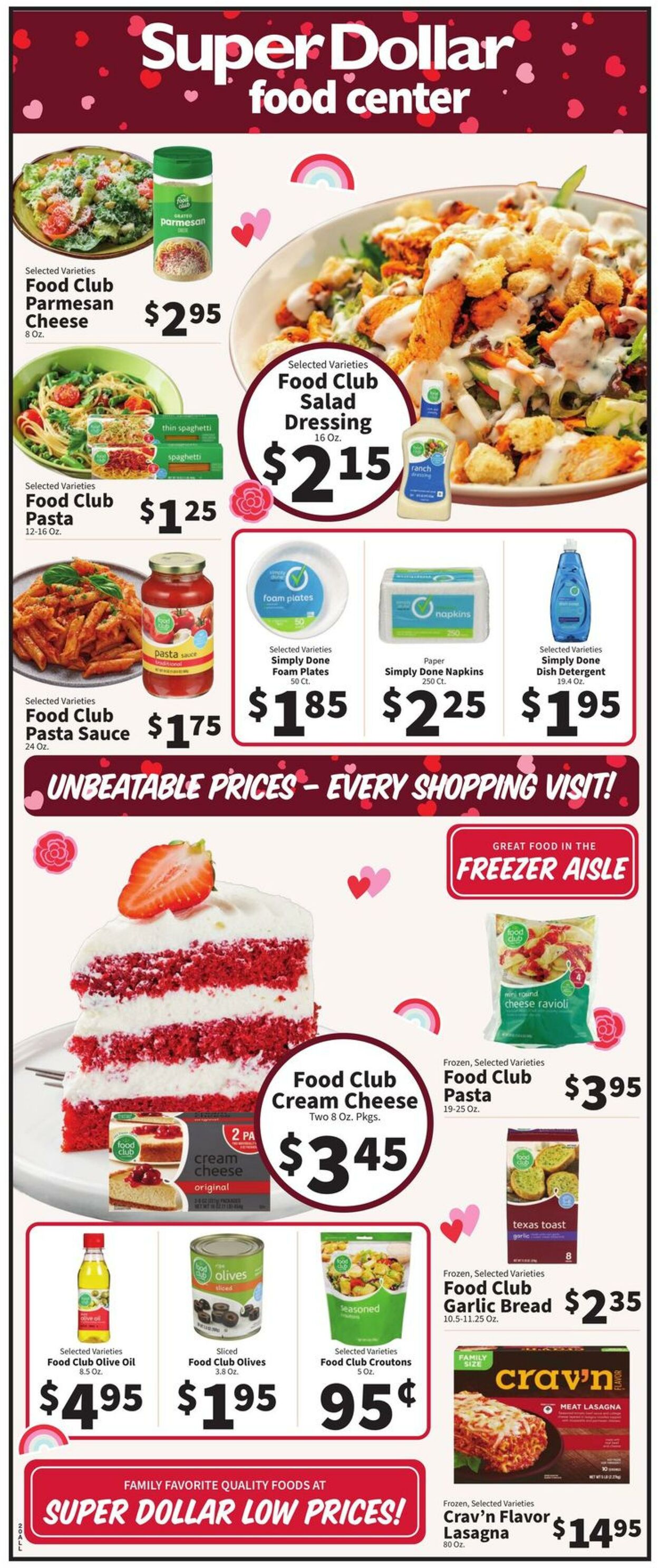 Catalogue Super Dollar Food Center from 02/12/2025