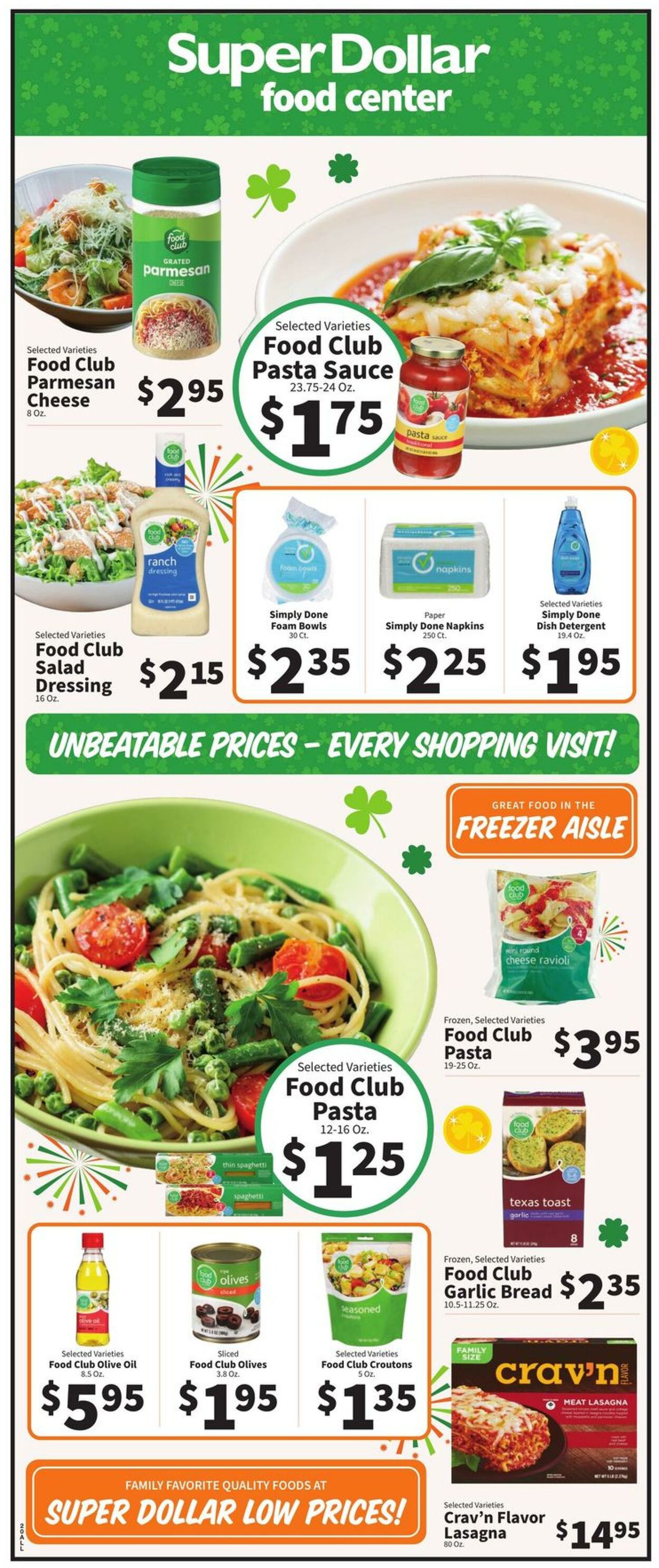 Catalogue Super Dollar Food Center from 03/12/2025