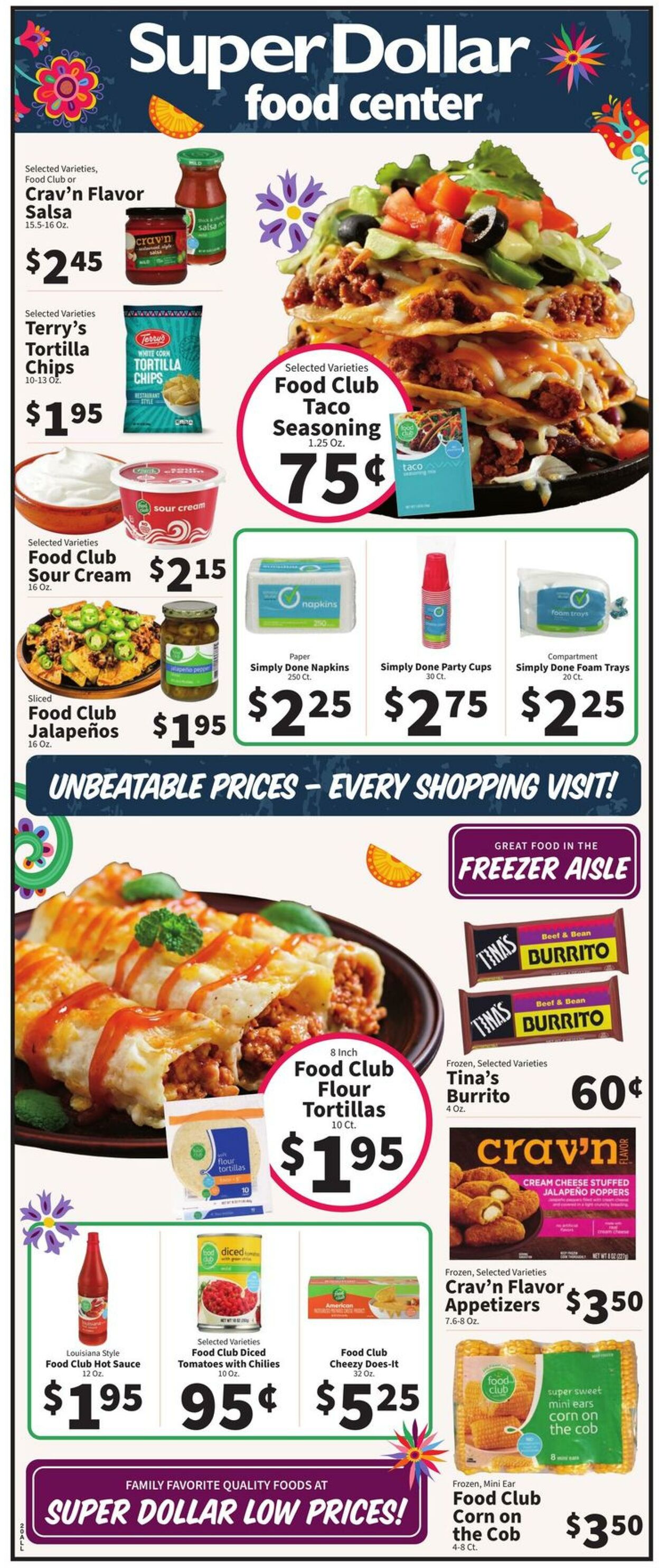Catalogue Super Dollar Food Center from 04/30/2025