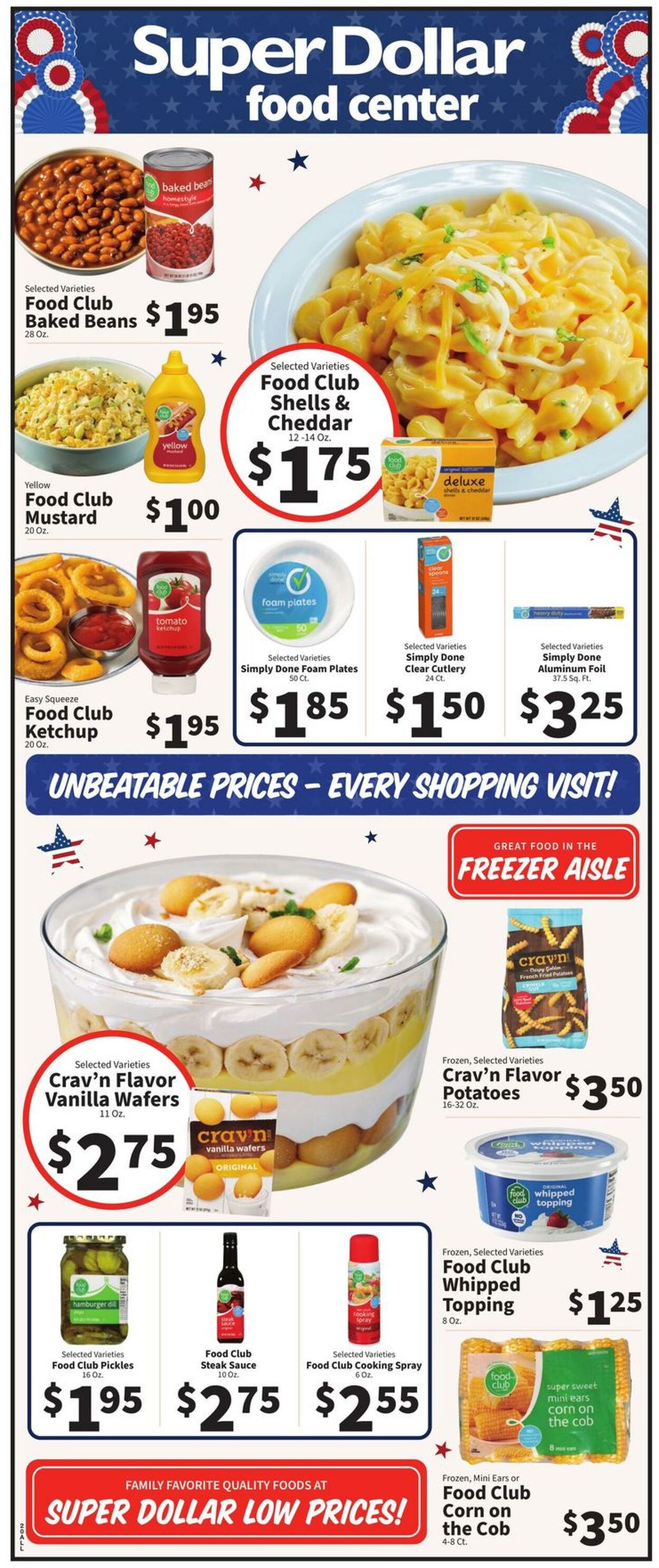 Catalogue Super Dollar Food Center from 05/21/2025