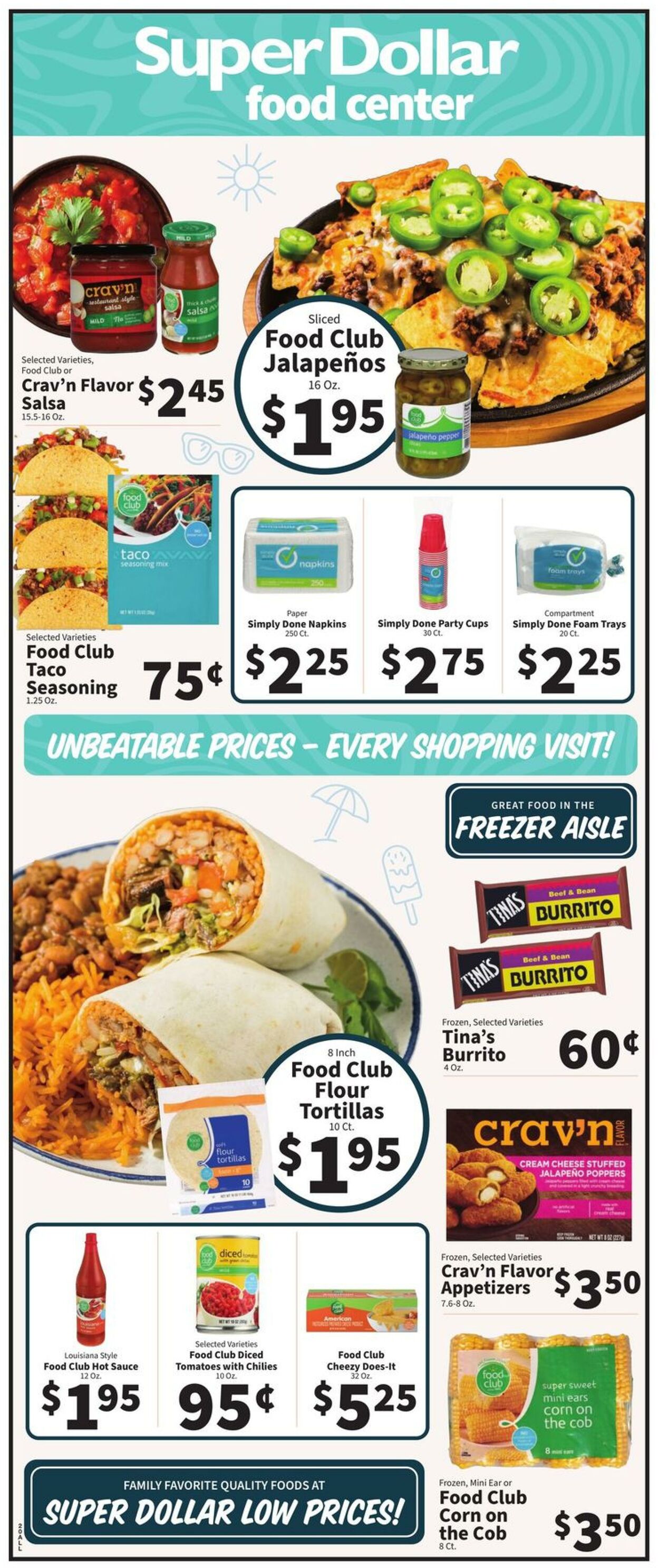 Catalogue Super Dollar Food Center from 05/28/2025