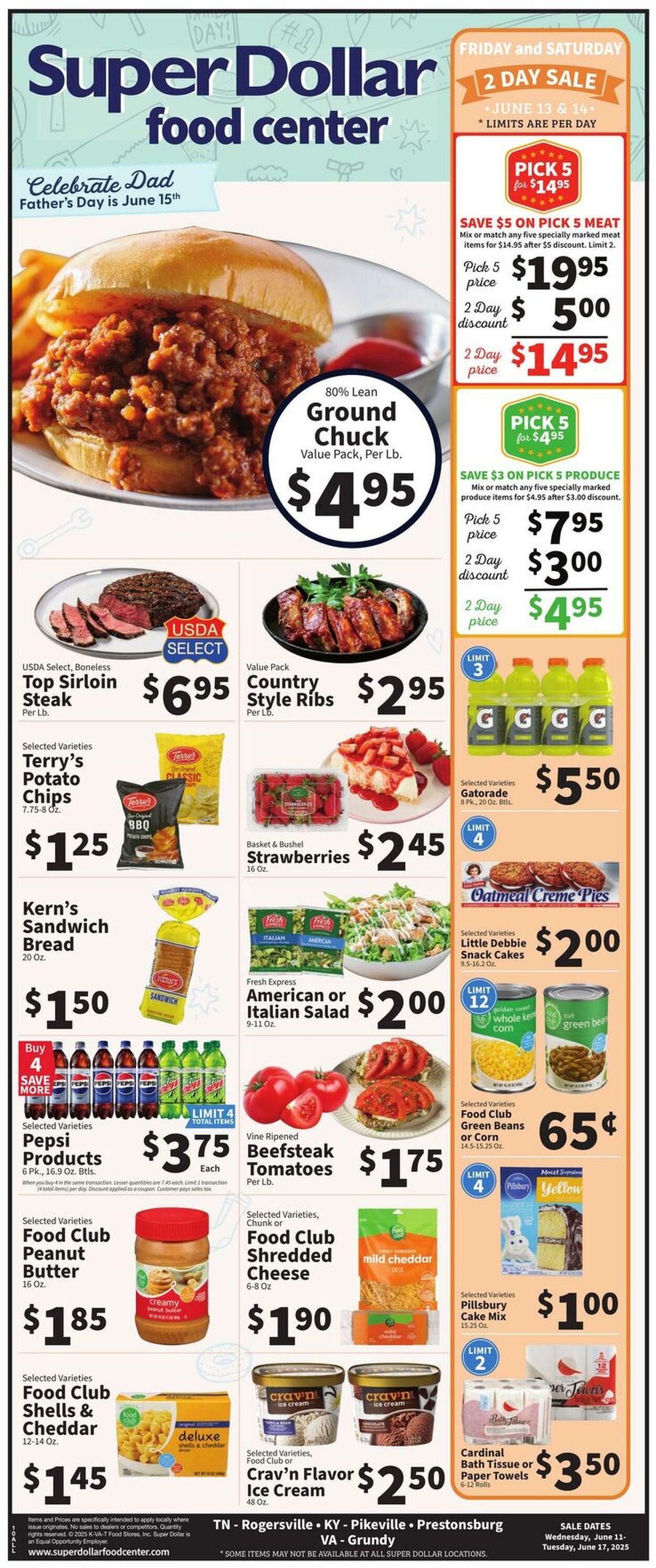 Catalogue Super Dollar Food Center from 06/11/2025