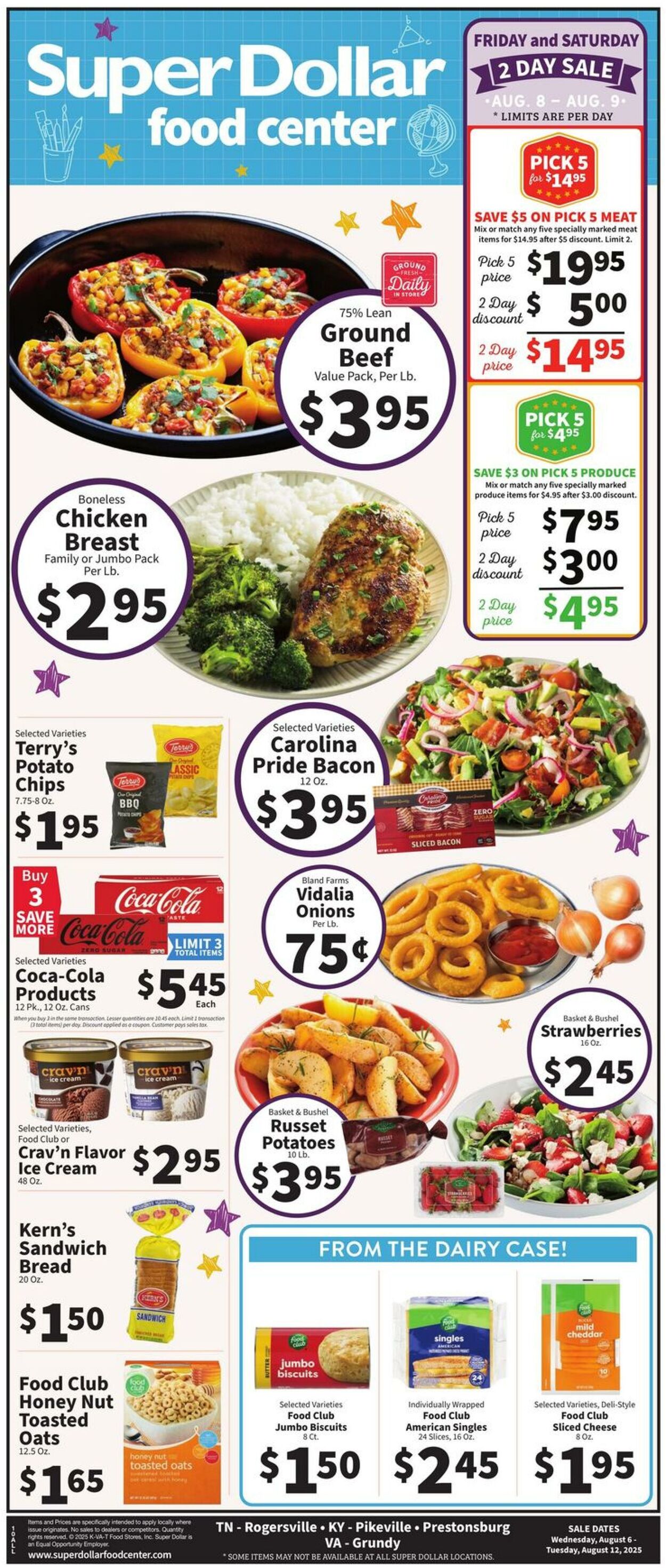 Catalogue Super Dollar Food Center from 08/06/2025
