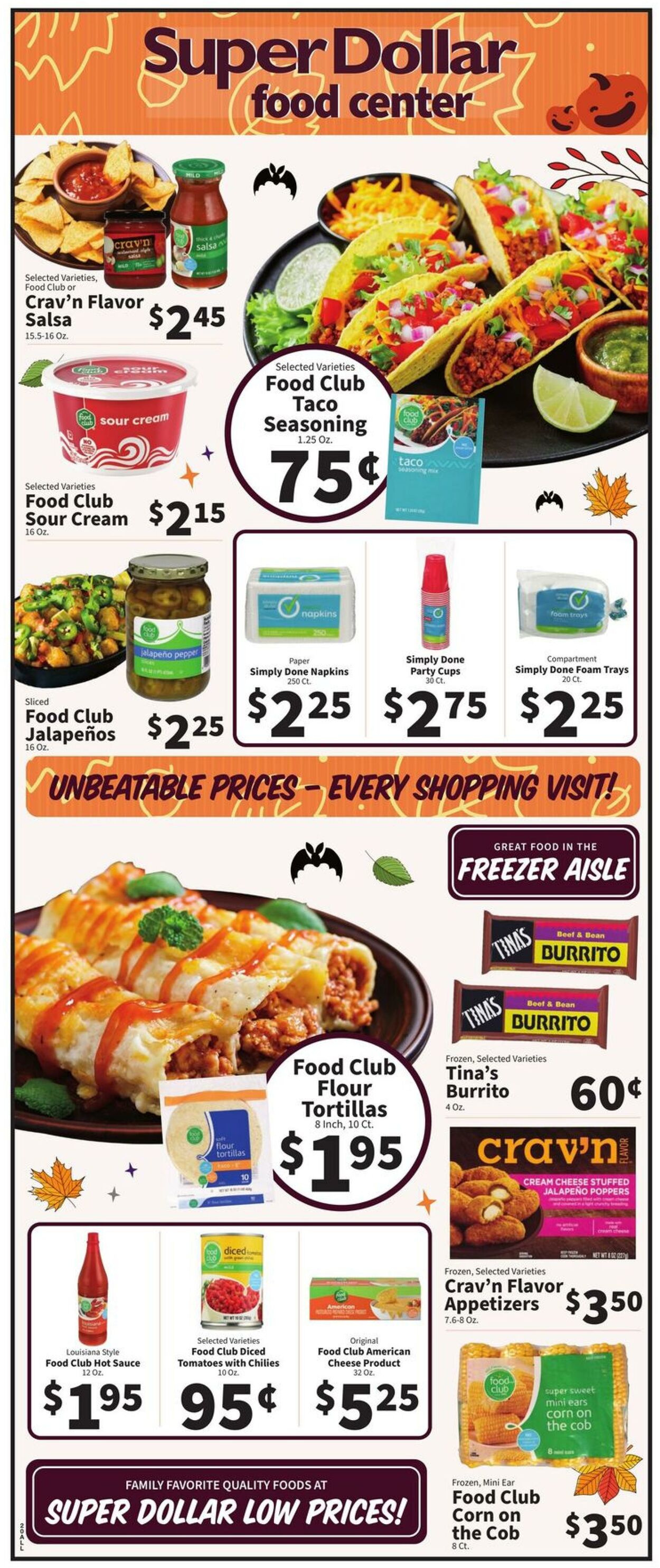 Catalogue Super Dollar Food Center from 10/29/2025