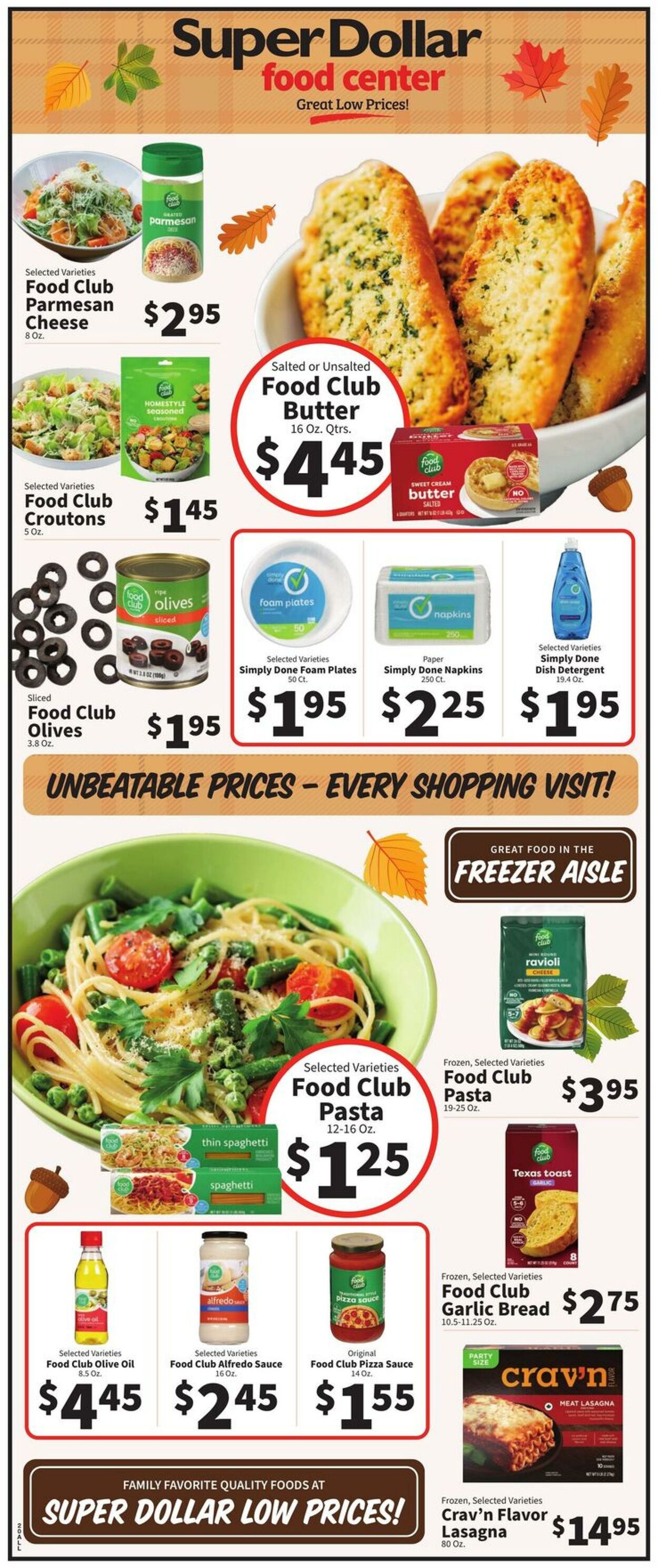 Catalogue Super Dollar Food Center from 11/05/2025
