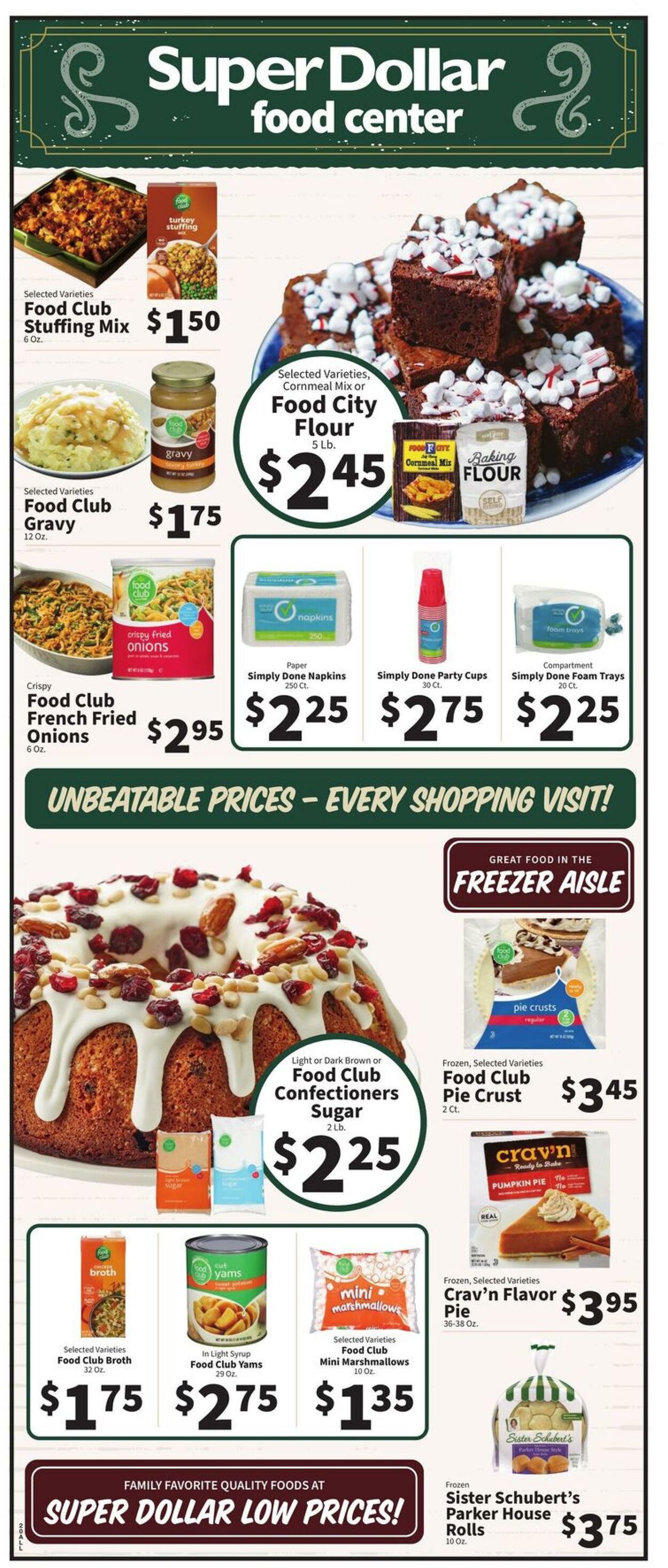 Catalogue Super Dollar Food Center from 12/10/2025
