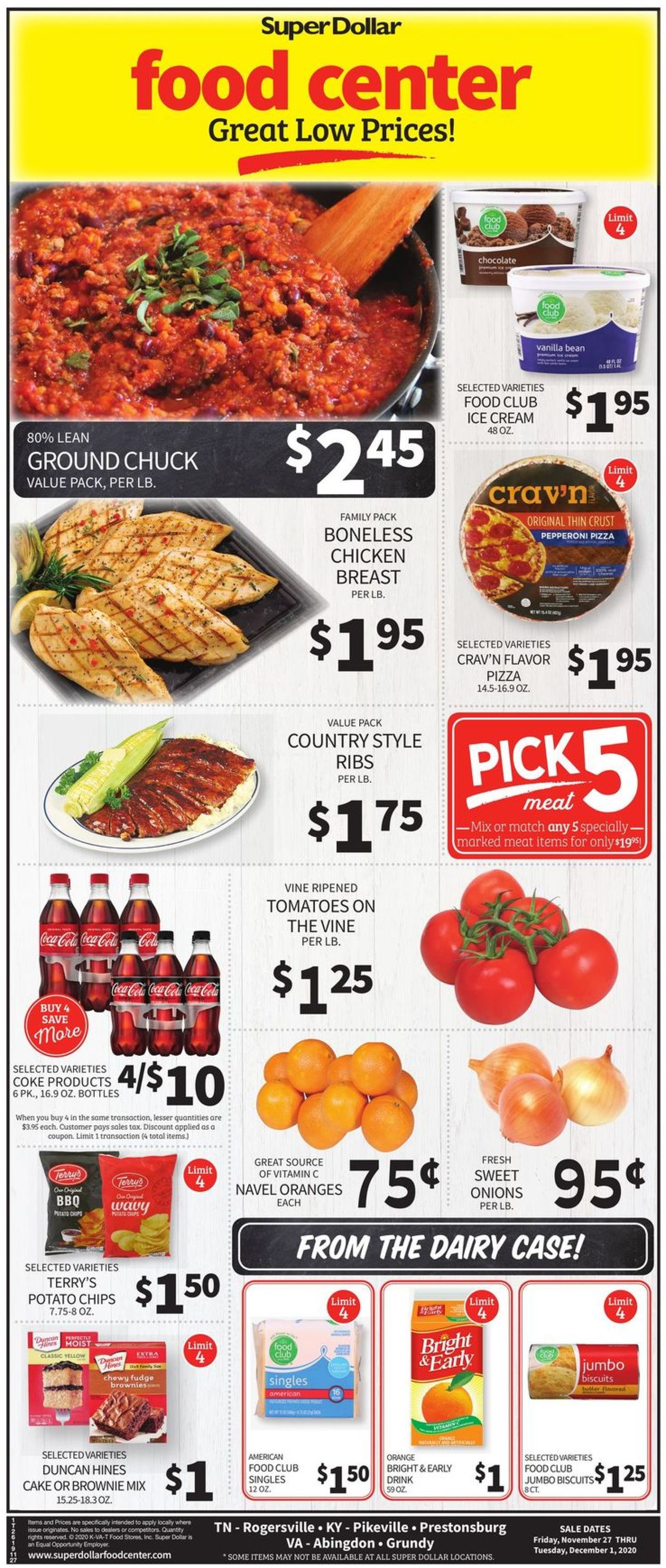 Catalogue Super Dollar Food Center Black Friday 2020 from 11/27/2020