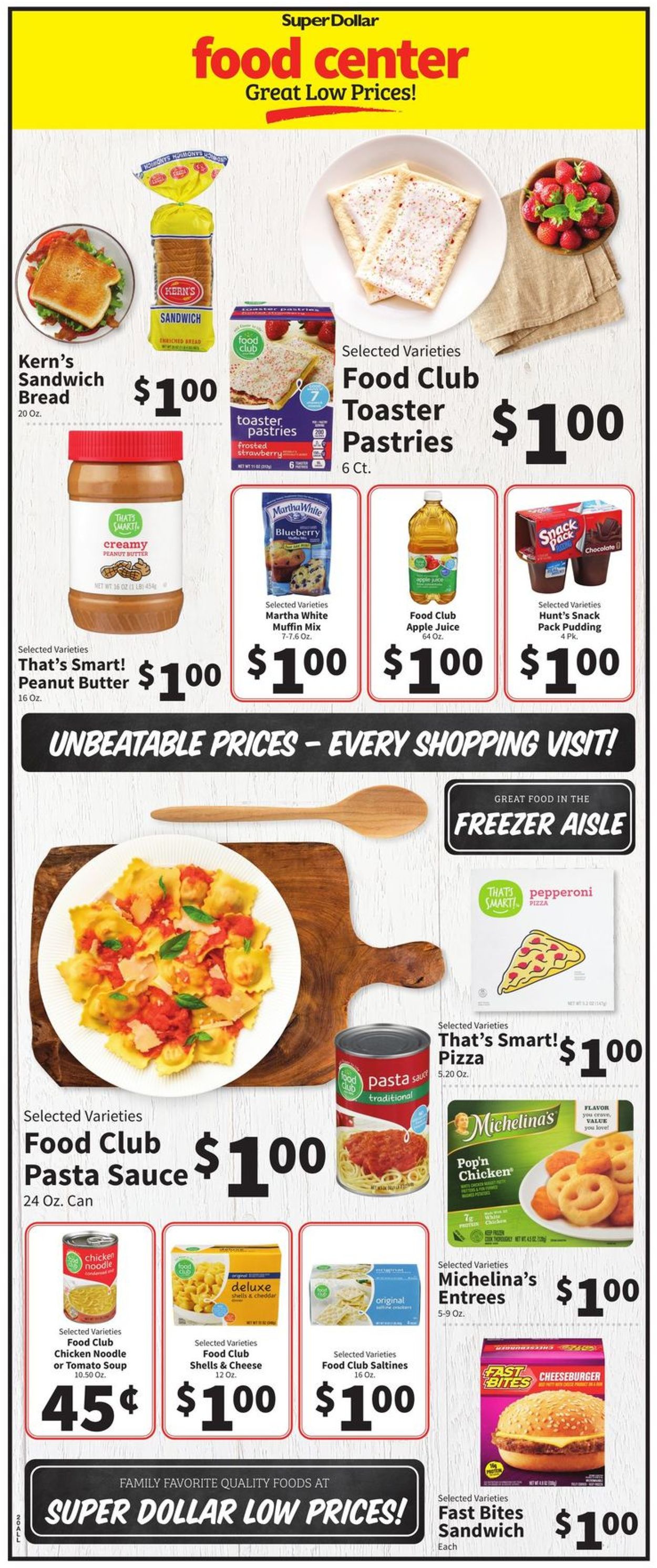 Catalogue Super Dollar Food Center from 10/13/2021