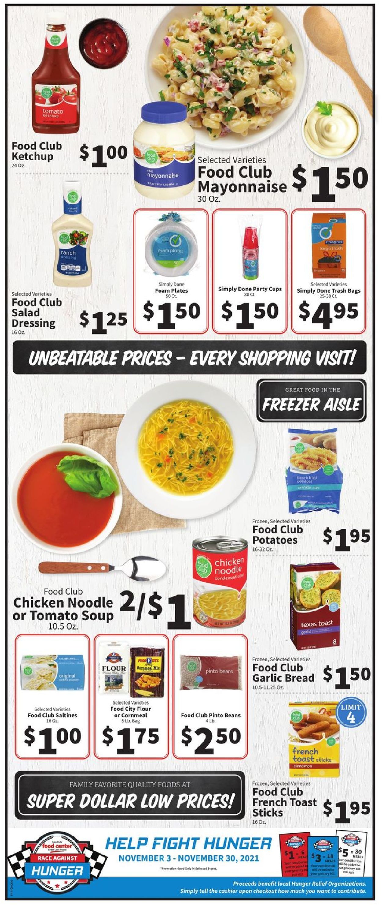 Catalogue Super Dollar Food Center from 11/03/2021