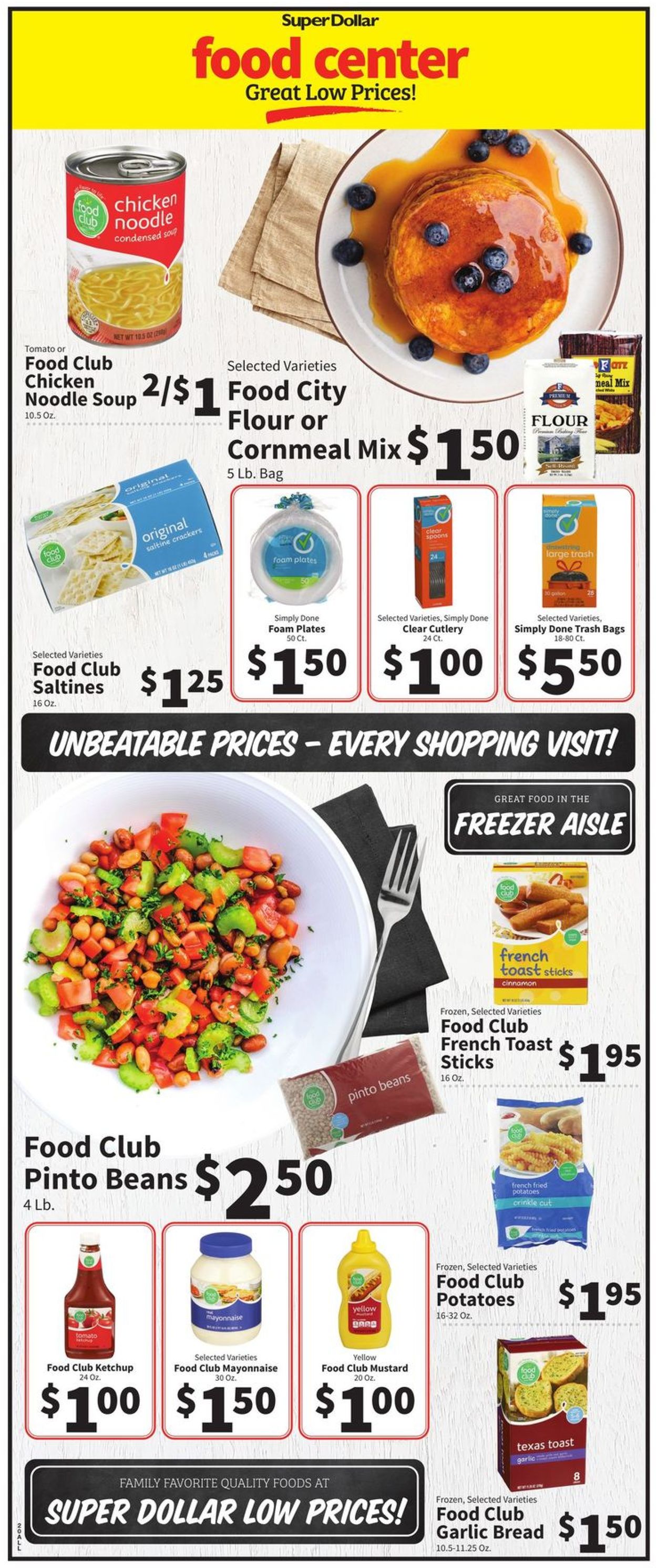 Catalogue Super Dollar Food Center from 02/02/2022