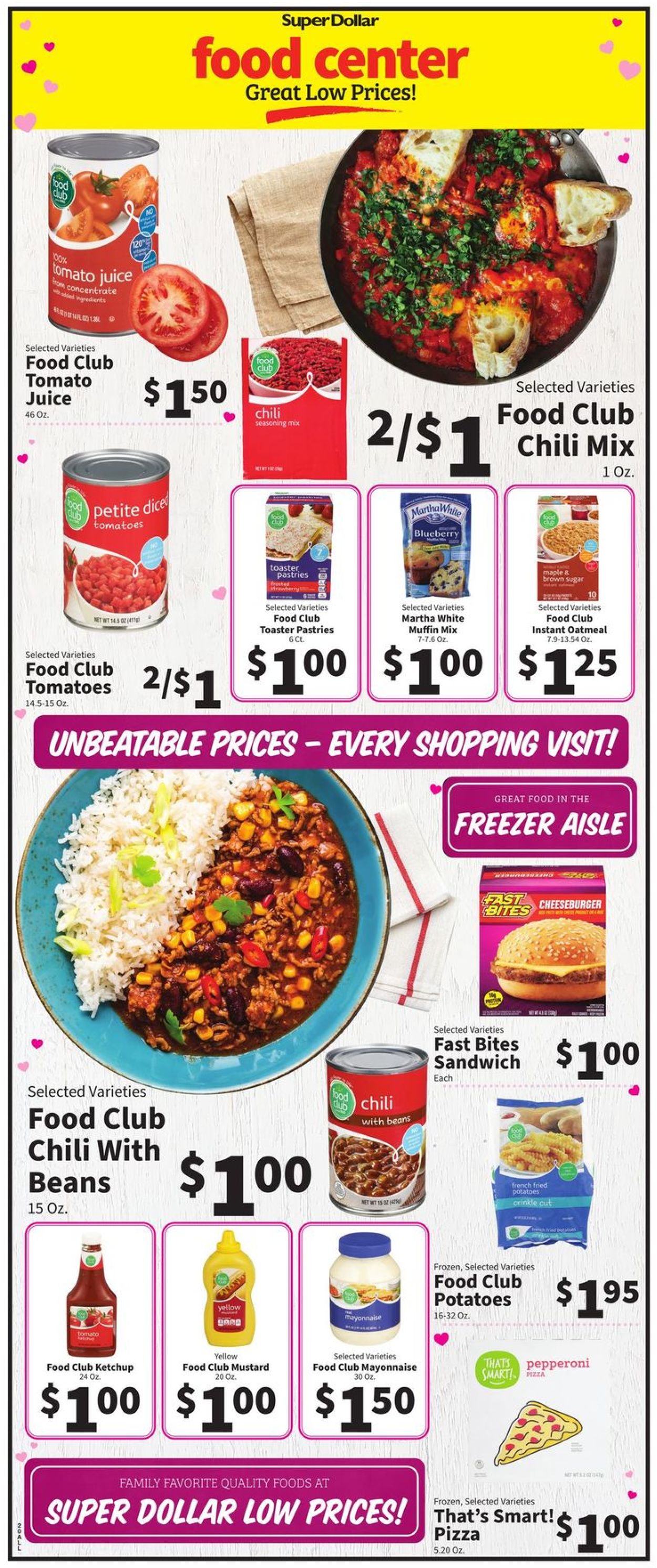 Catalogue Super Dollar Food Center from 02/09/2022