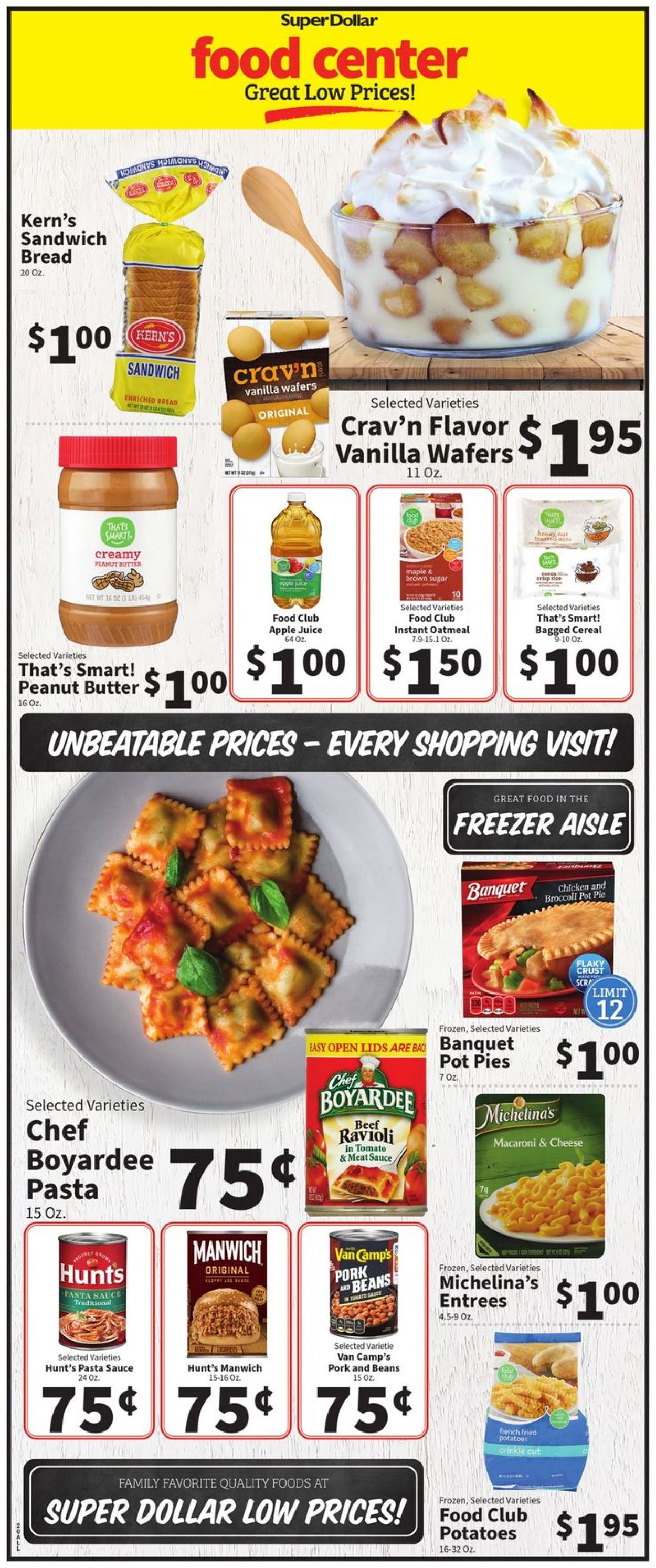 Catalogue Super Dollar Food Center from 03/23/2022