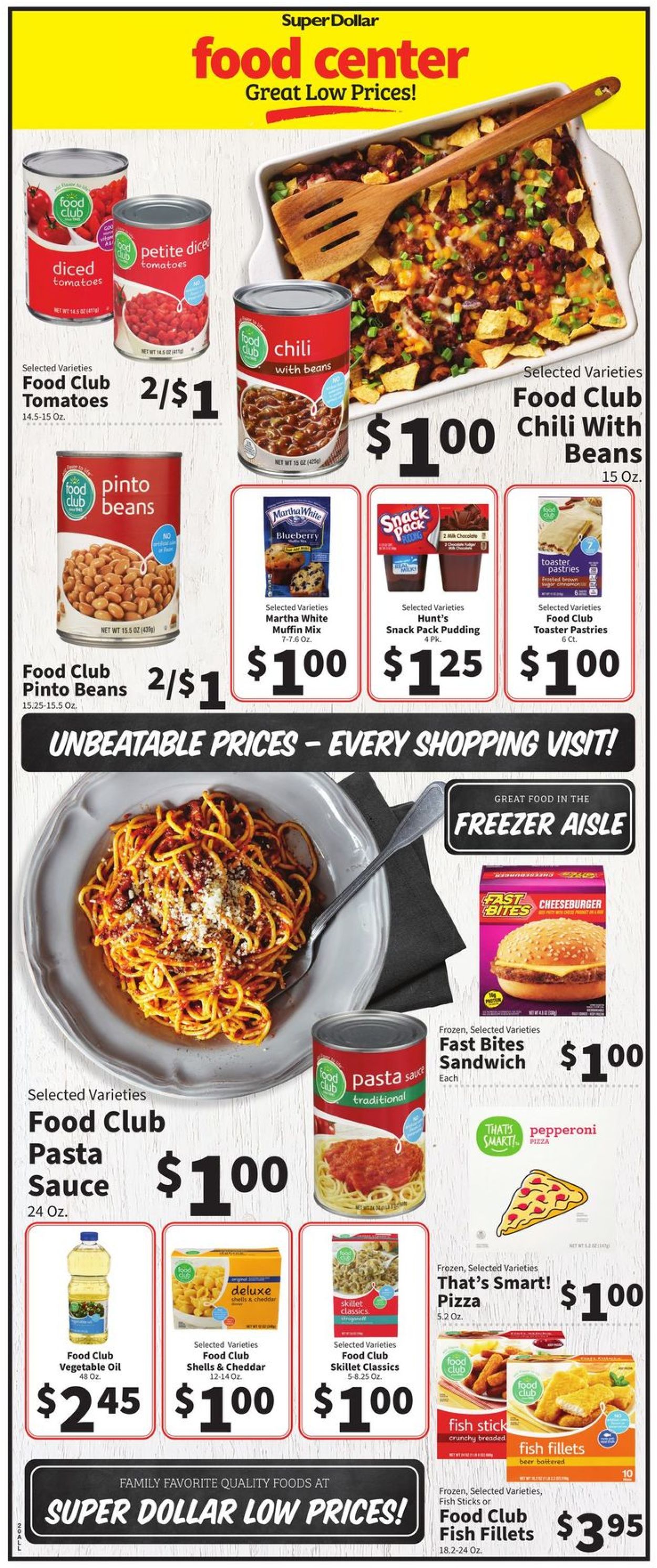 Catalogue Super Dollar Food Center from 04/27/2022