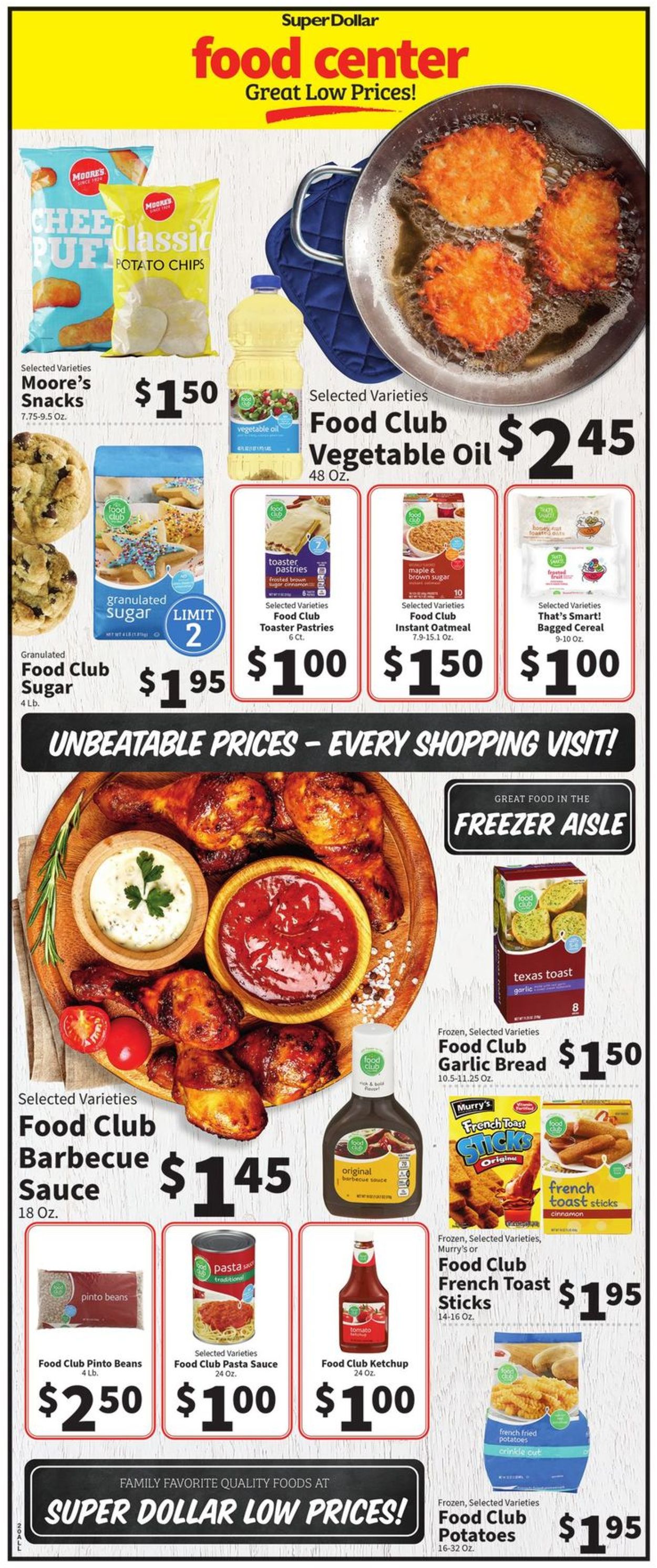 Catalogue Super Dollar Food Center from 06/01/2022
