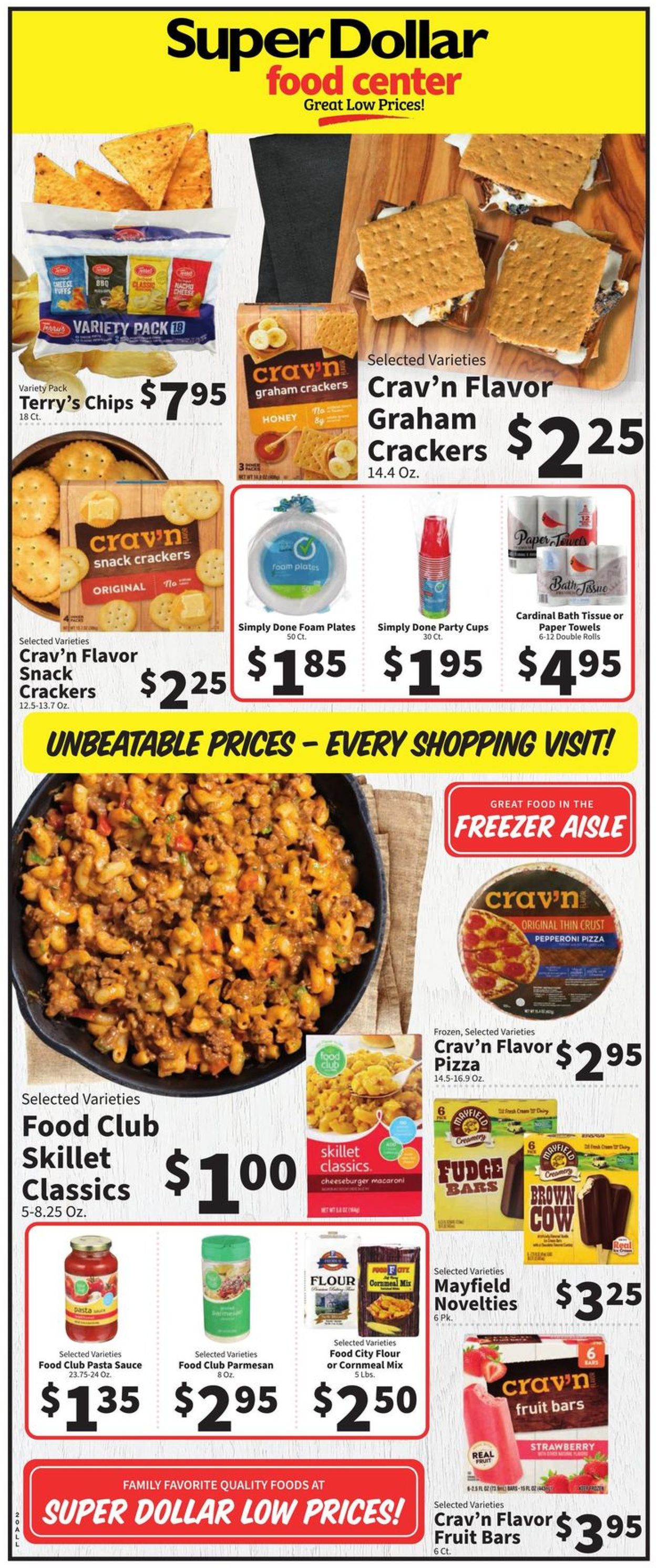 Catalogue Super Dollar Food Center from 07/20/2022