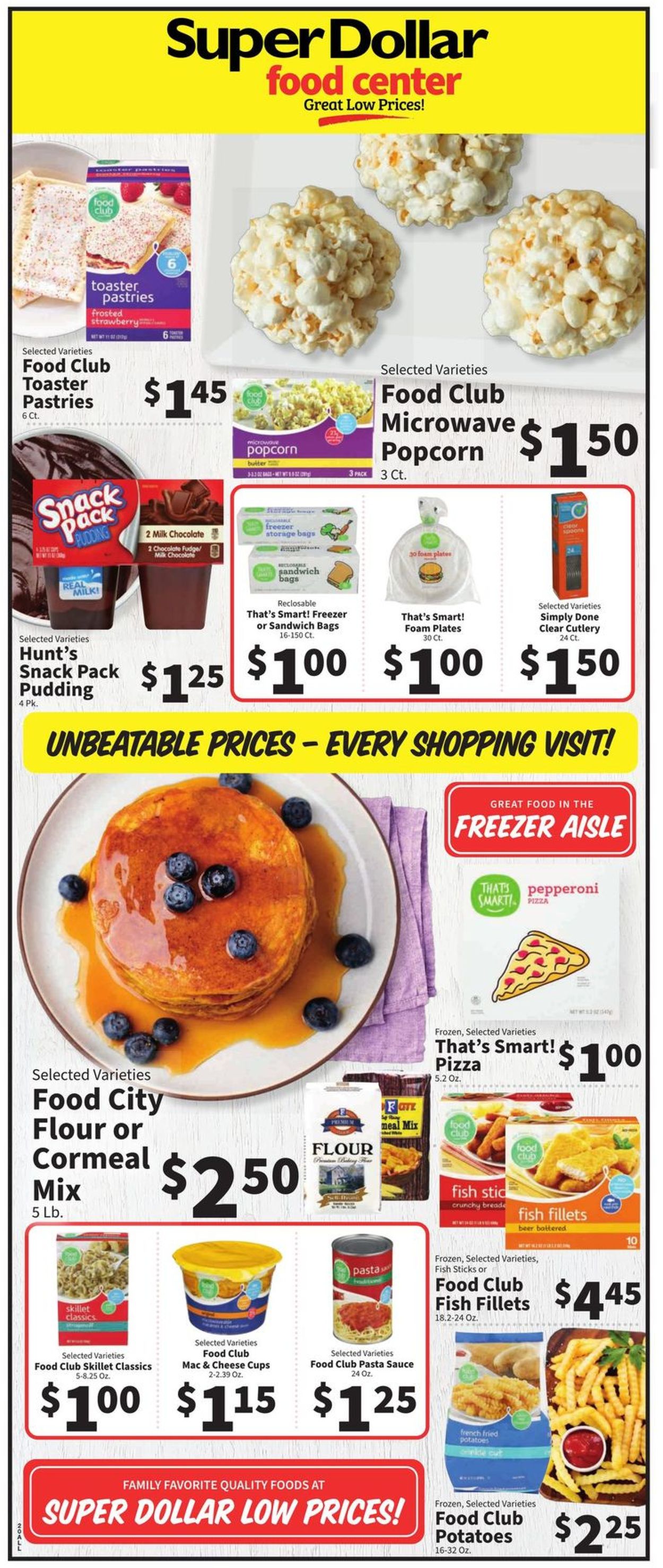 Catalogue Super Dollar Food Center from 08/10/2022