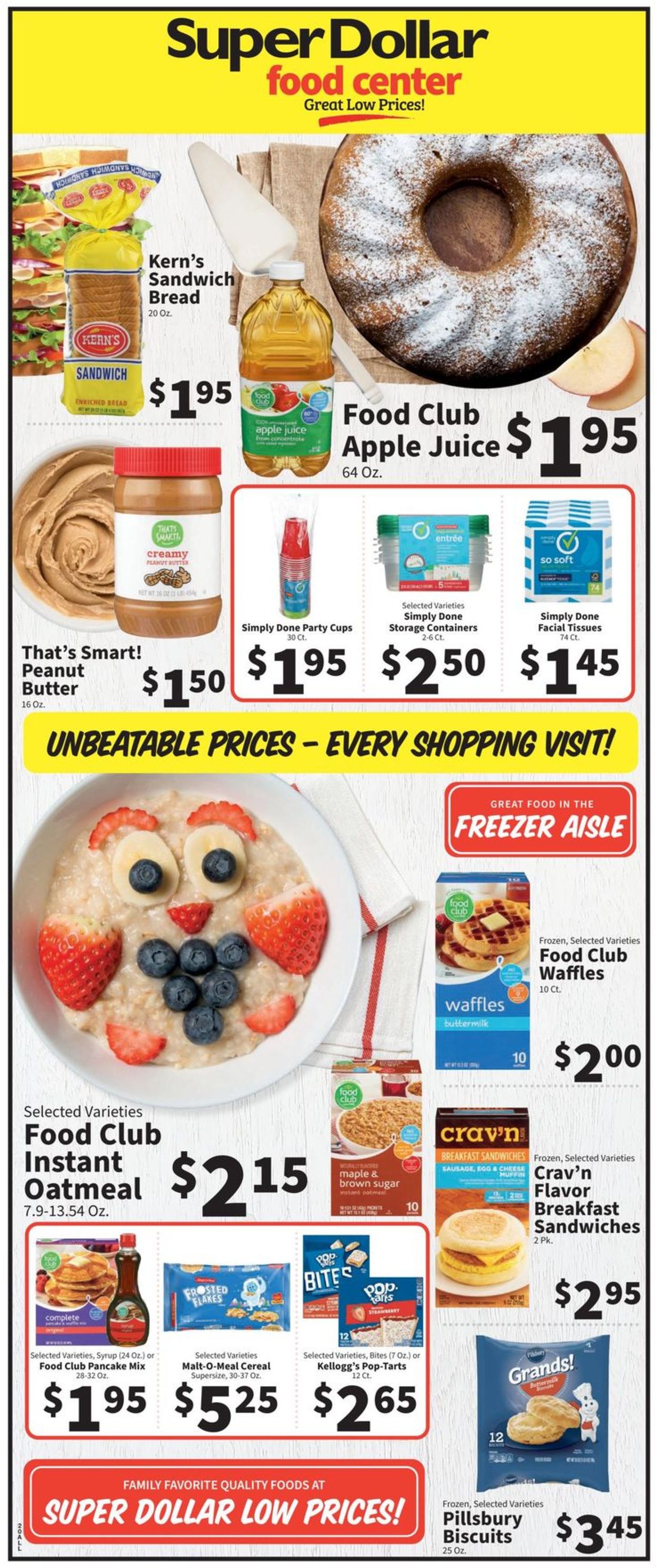 Catalogue Super Dollar Food Center from 08/17/2022