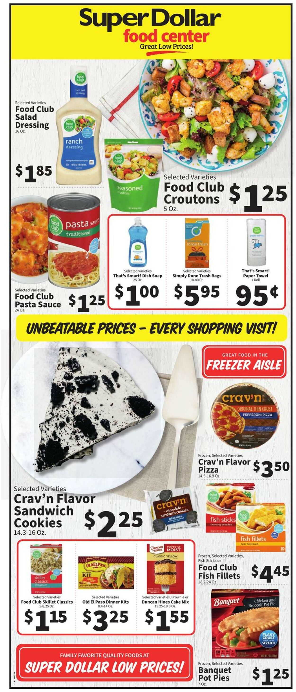Catalogue Super Dollar Food Center from 09/07/2022