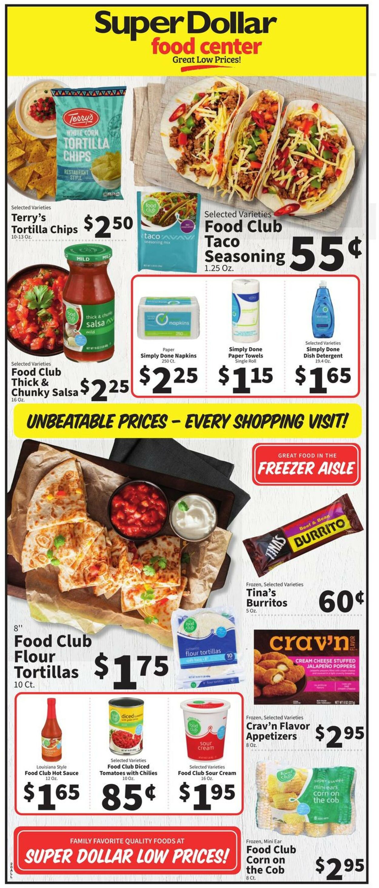 Catalogue Super Dollar Food Center from 11/02/2022