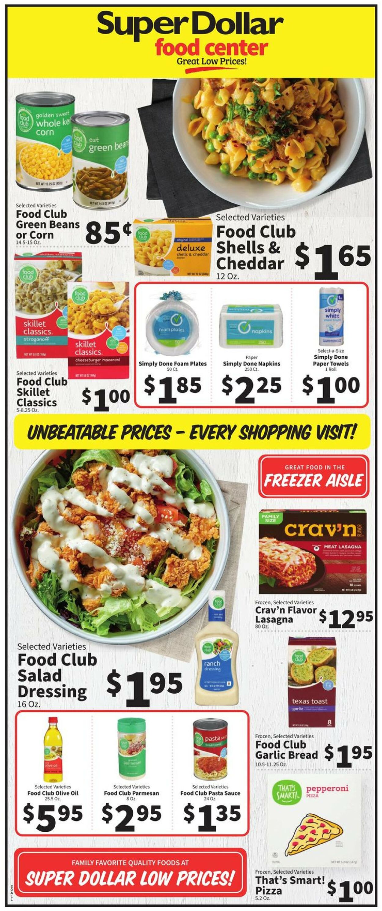 Catalogue Super Dollar Food Center from 11/25/2022