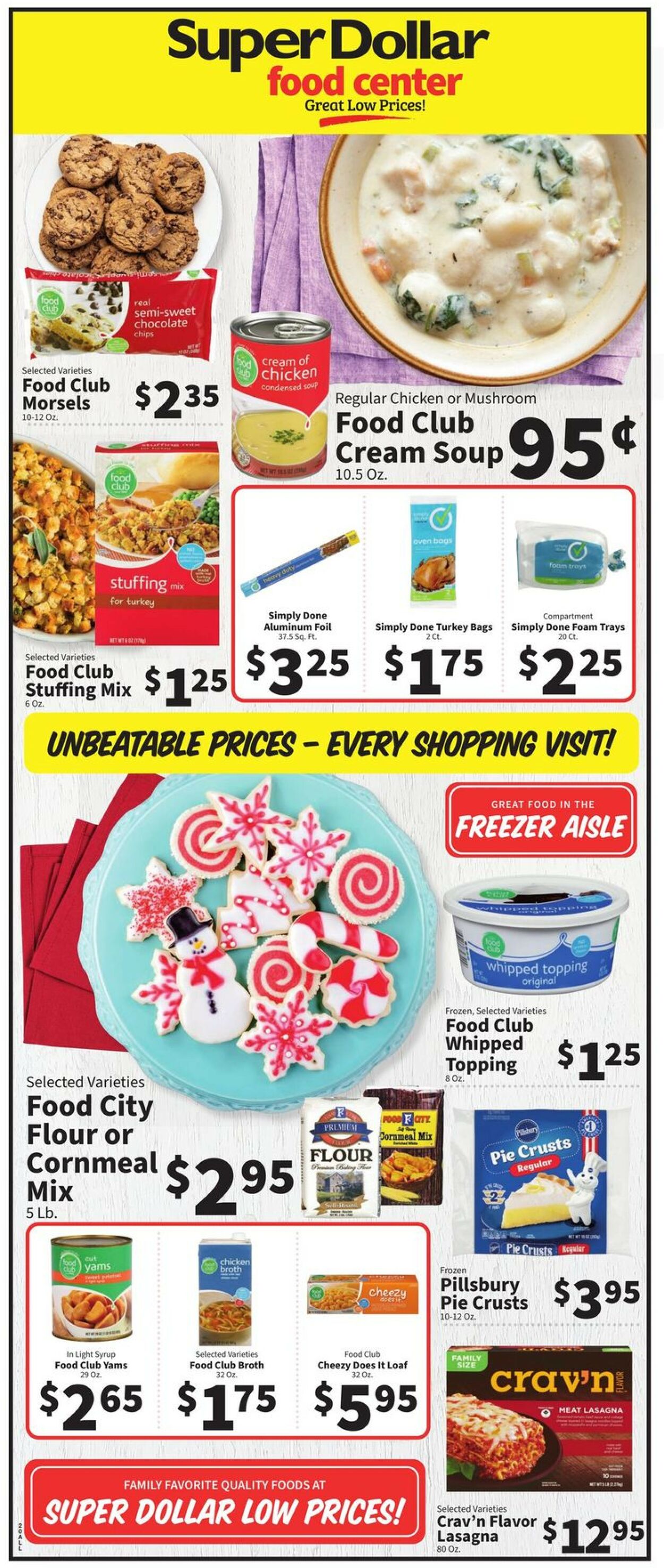 Catalogue Super Dollar Food Center from 12/14/2022