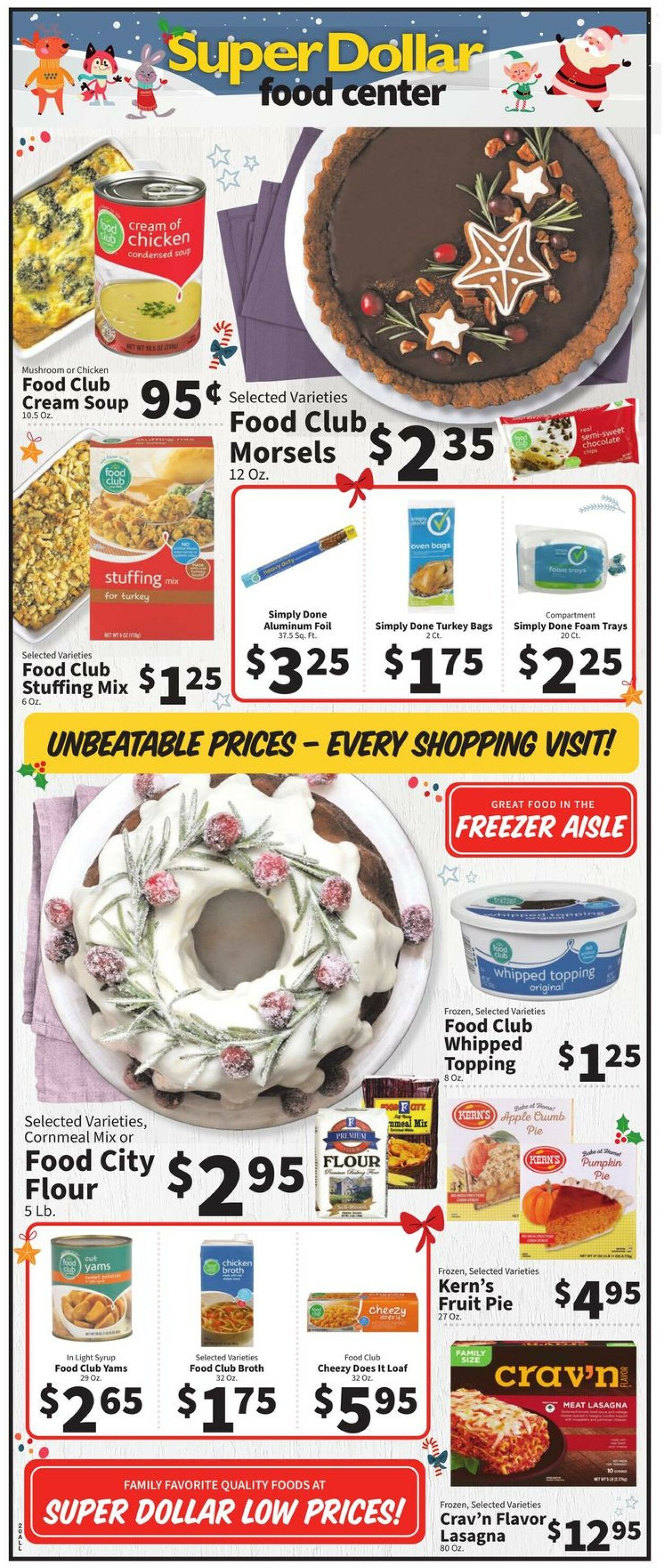 Catalogue Super Dollar Food Center from 12/21/2022
